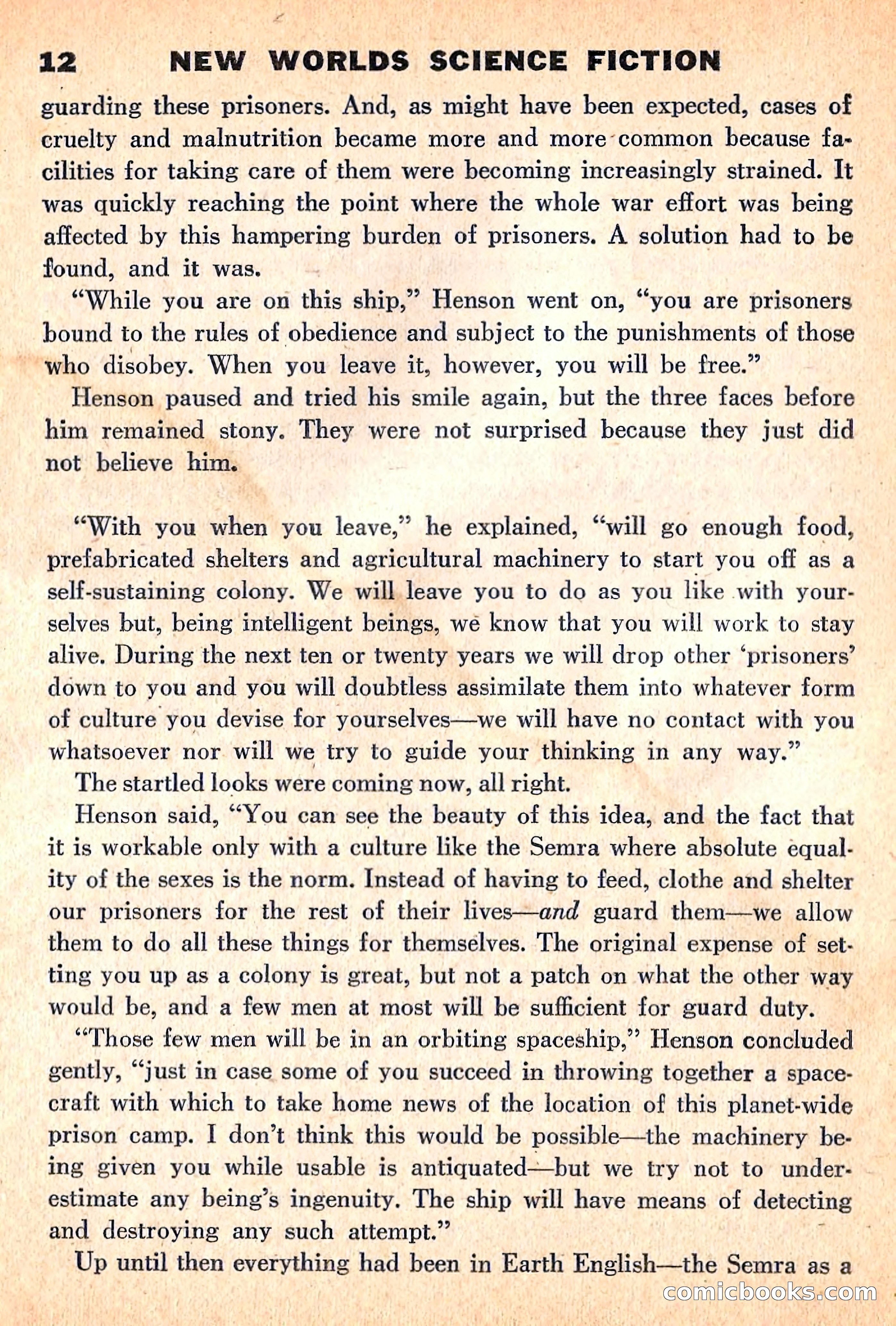 New Worlds Science Fiction, April 1960 — page 14 of 132