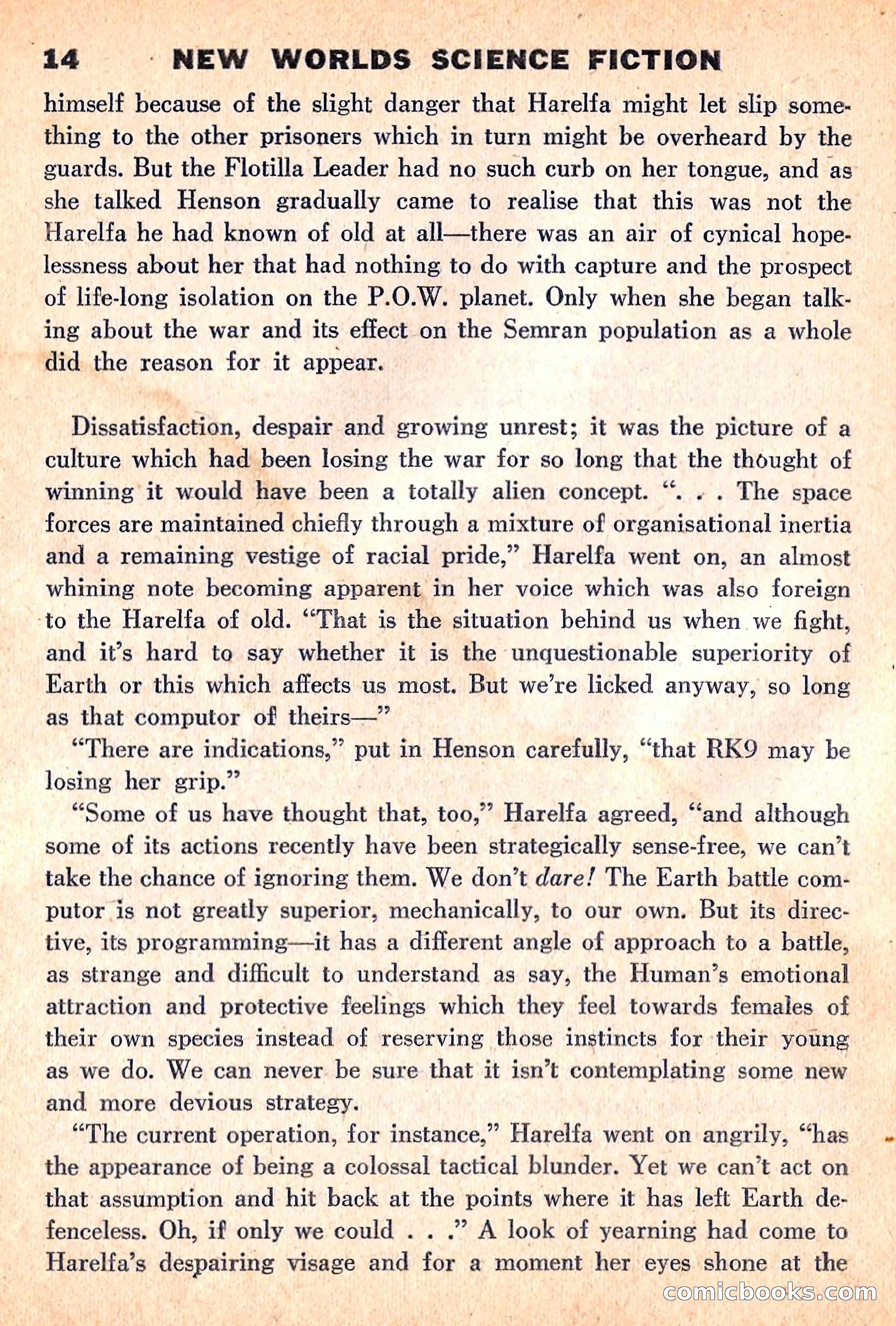 New Worlds Science Fiction, April 1960 — page 16 of 132