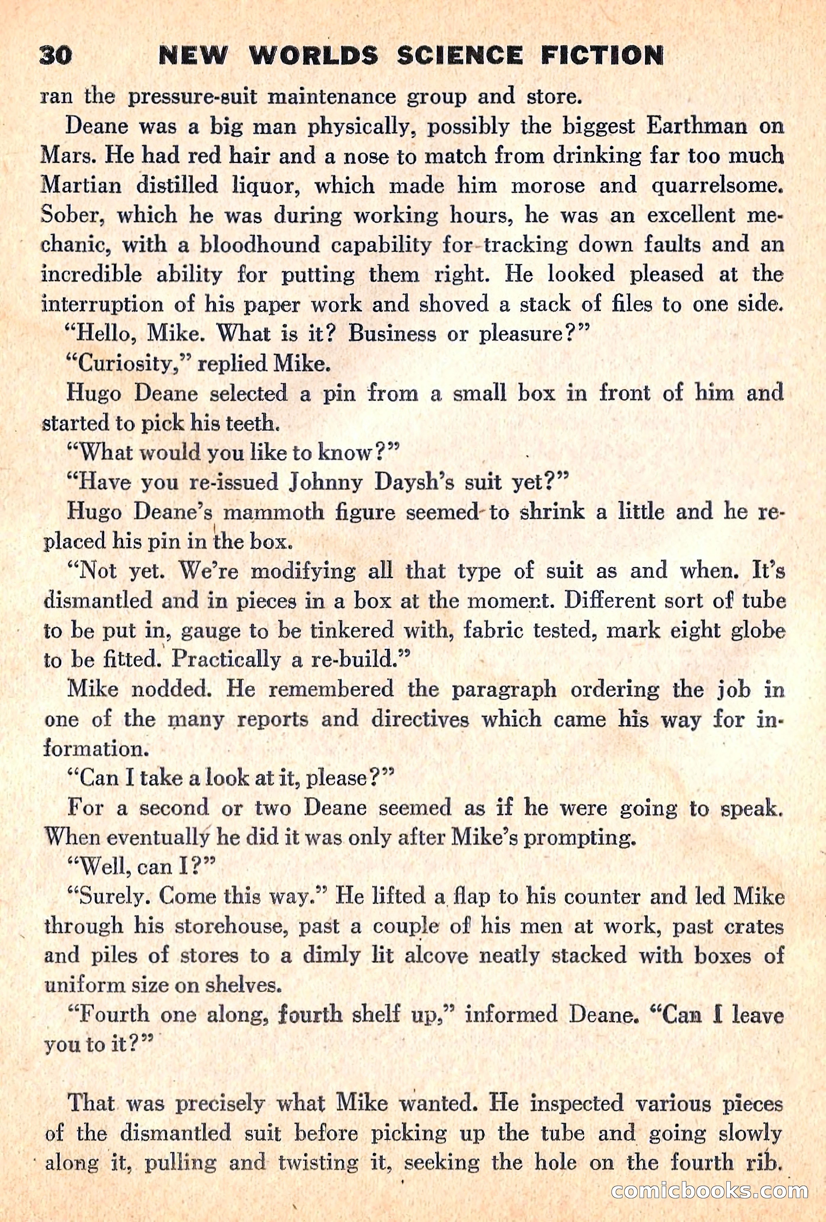 New Worlds Science Fiction, April 1960 — page 32 of 132