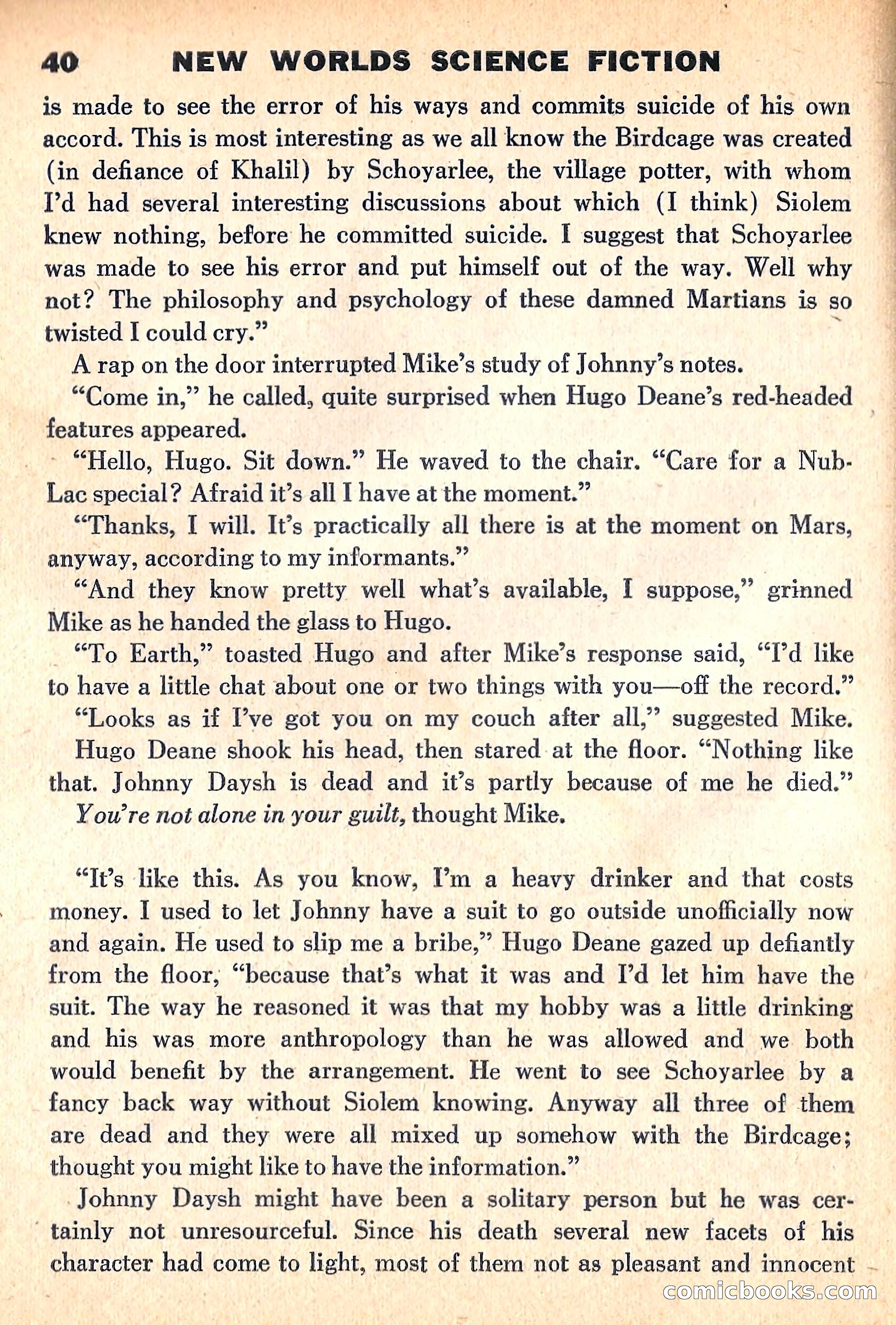 New Worlds Science Fiction, April 1960 — page 42 of 132