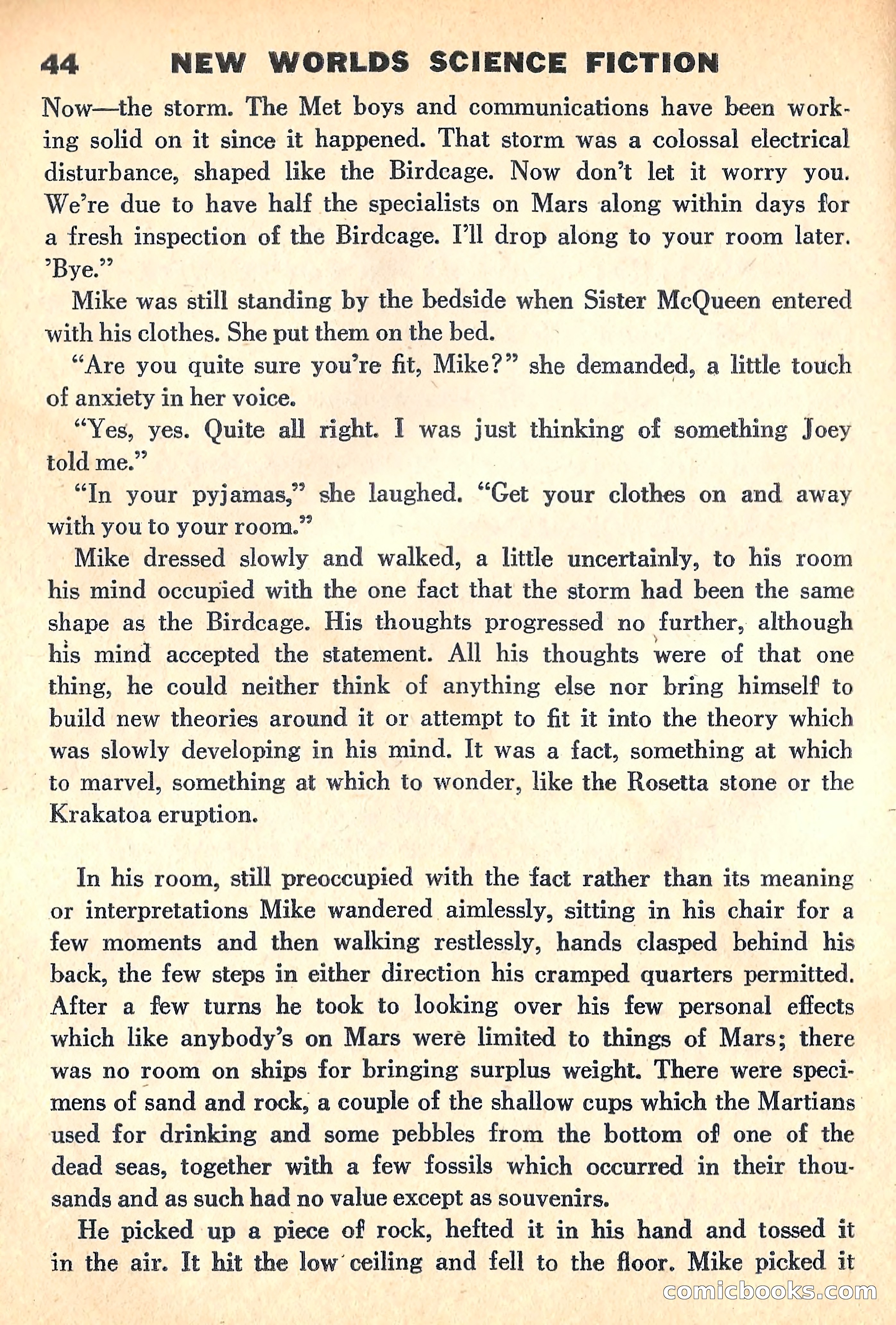 New Worlds Science Fiction, April 1960 — page 46 of 132