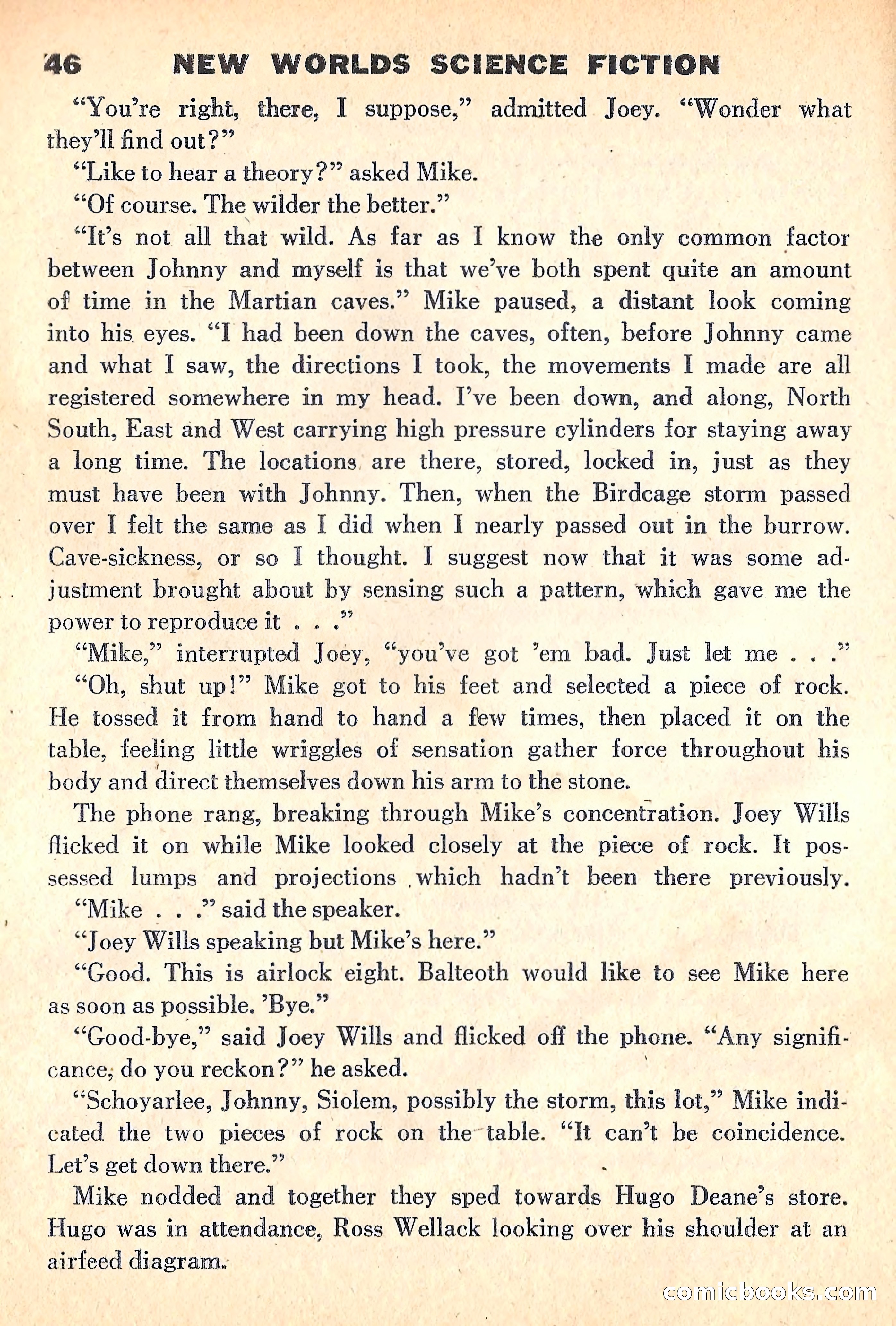 New Worlds Science Fiction, April 1960 — page 48 of 132