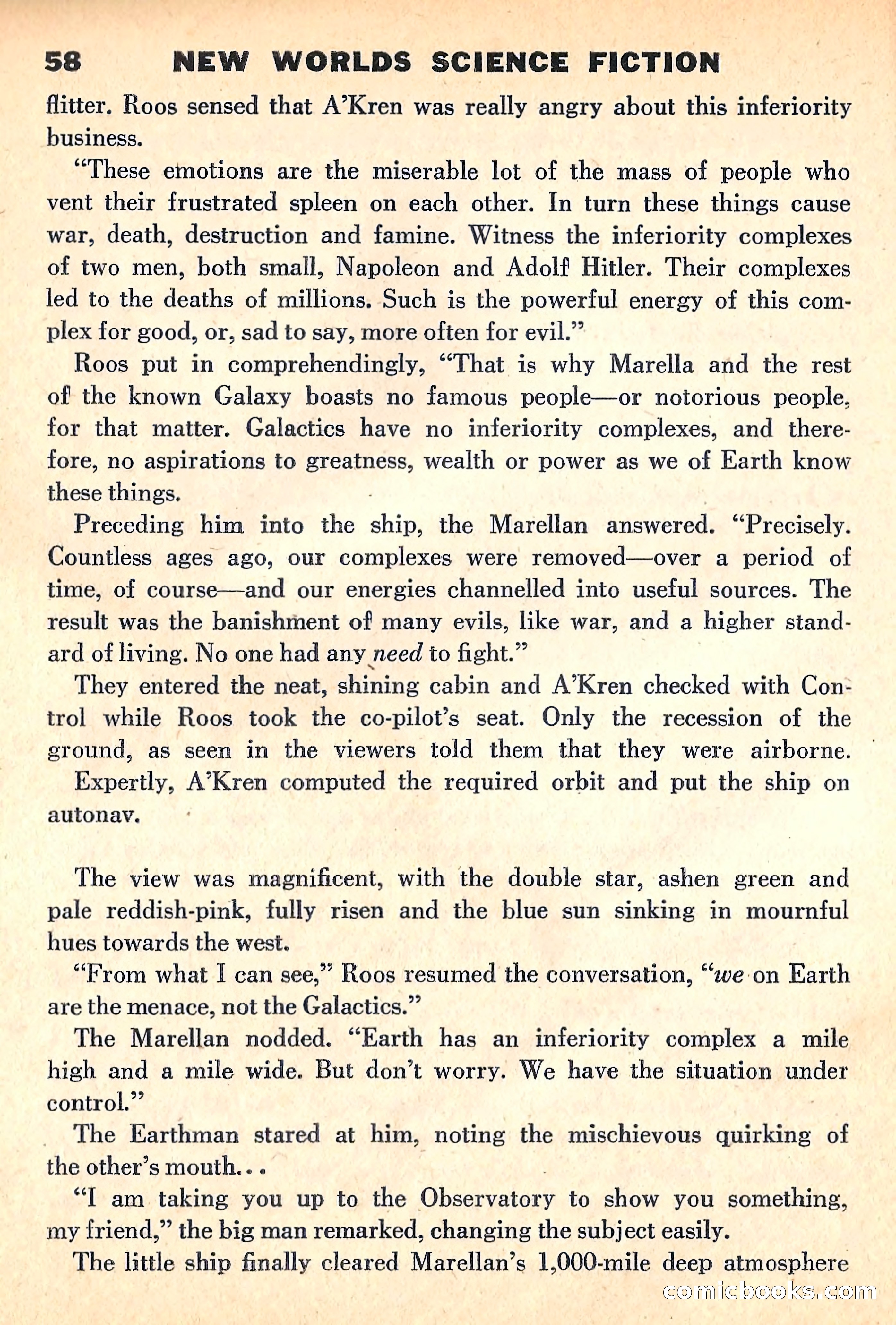 New Worlds Science Fiction, April 1960 — page 60 of 132