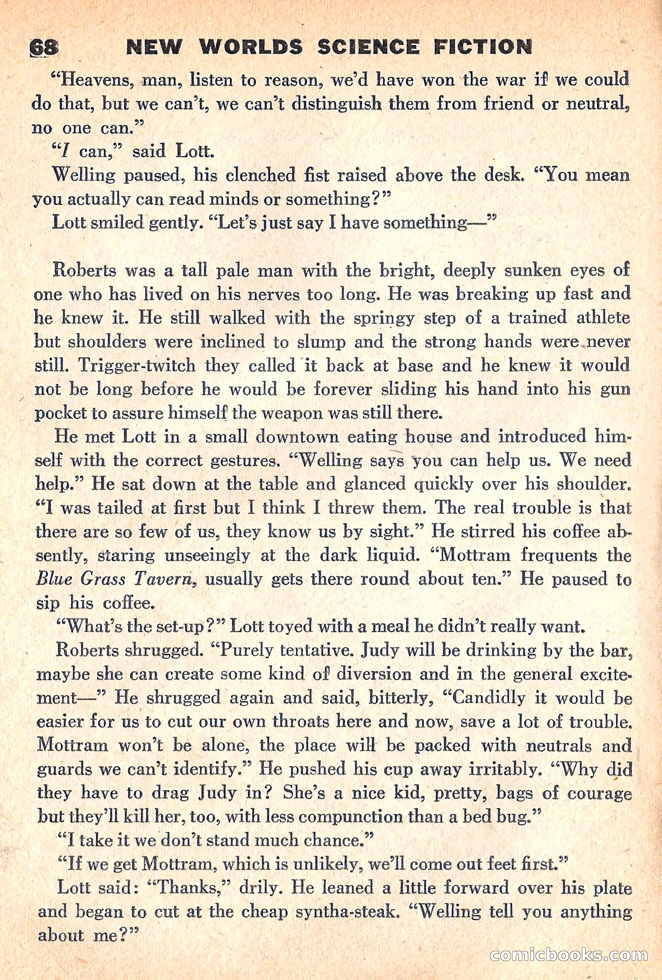 New Worlds Science Fiction, April 1960 — page 70 of 132