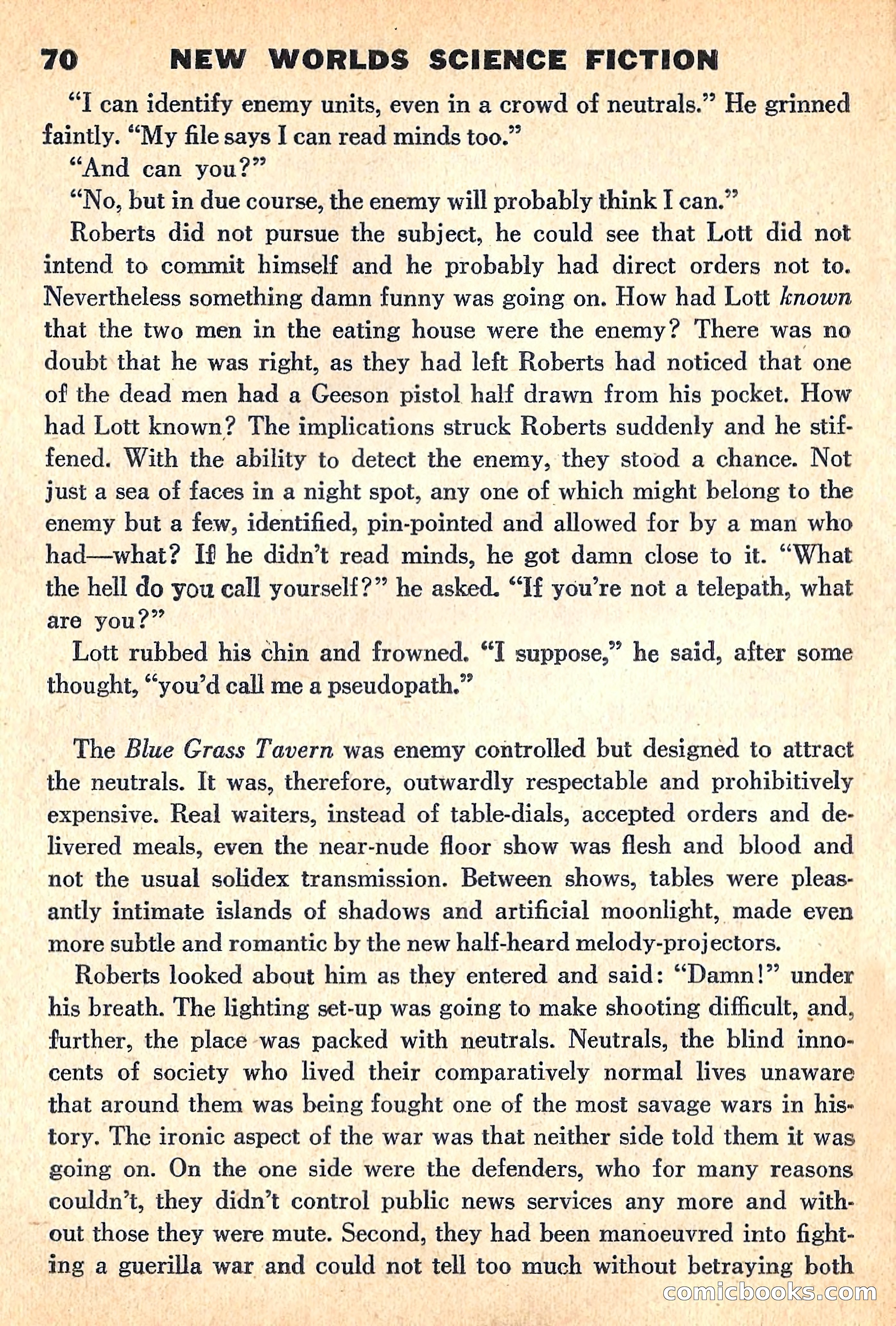 New Worlds Science Fiction, April 1960 — page 72 of 132