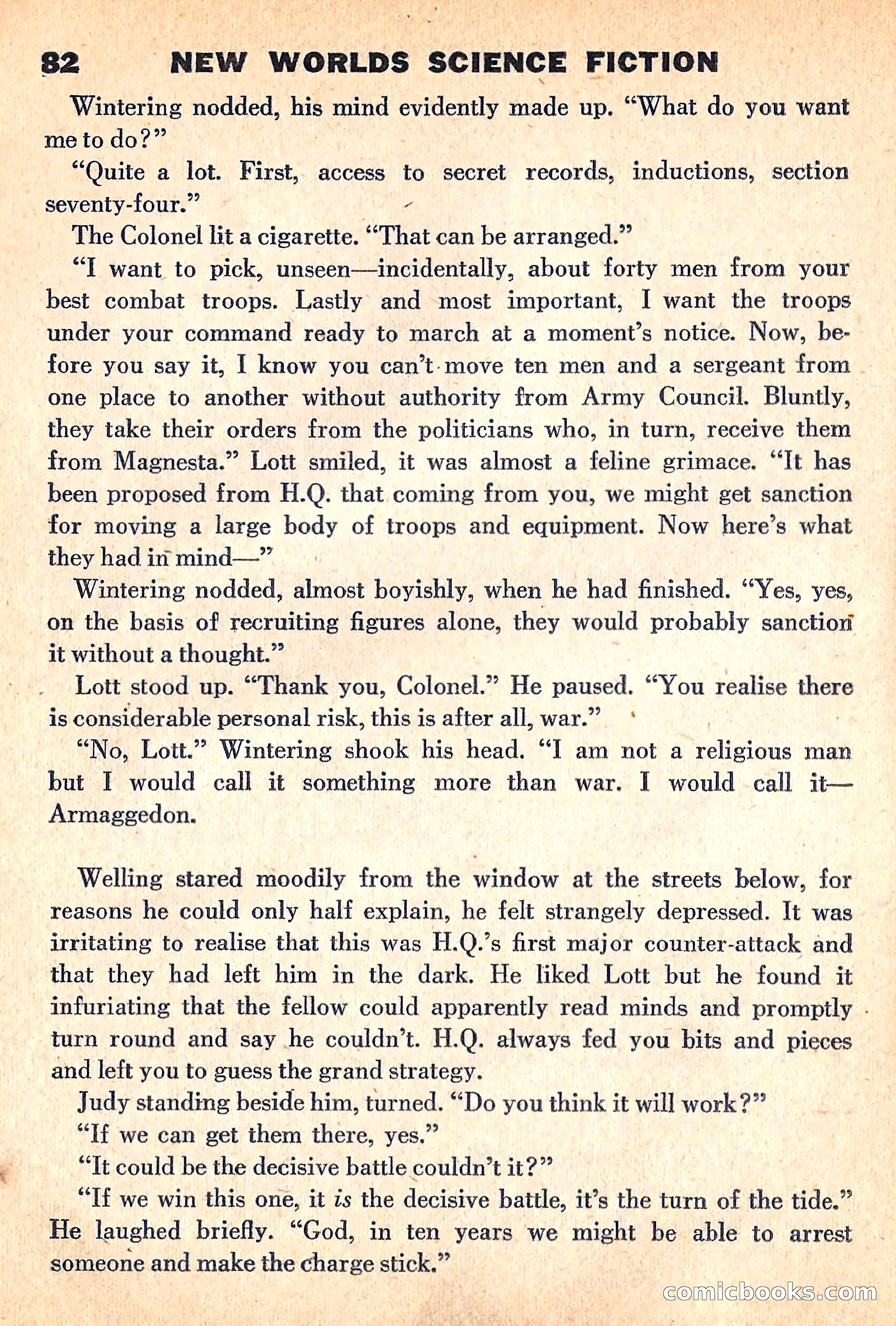 New Worlds Science Fiction, April 1960 — page 84 of 132