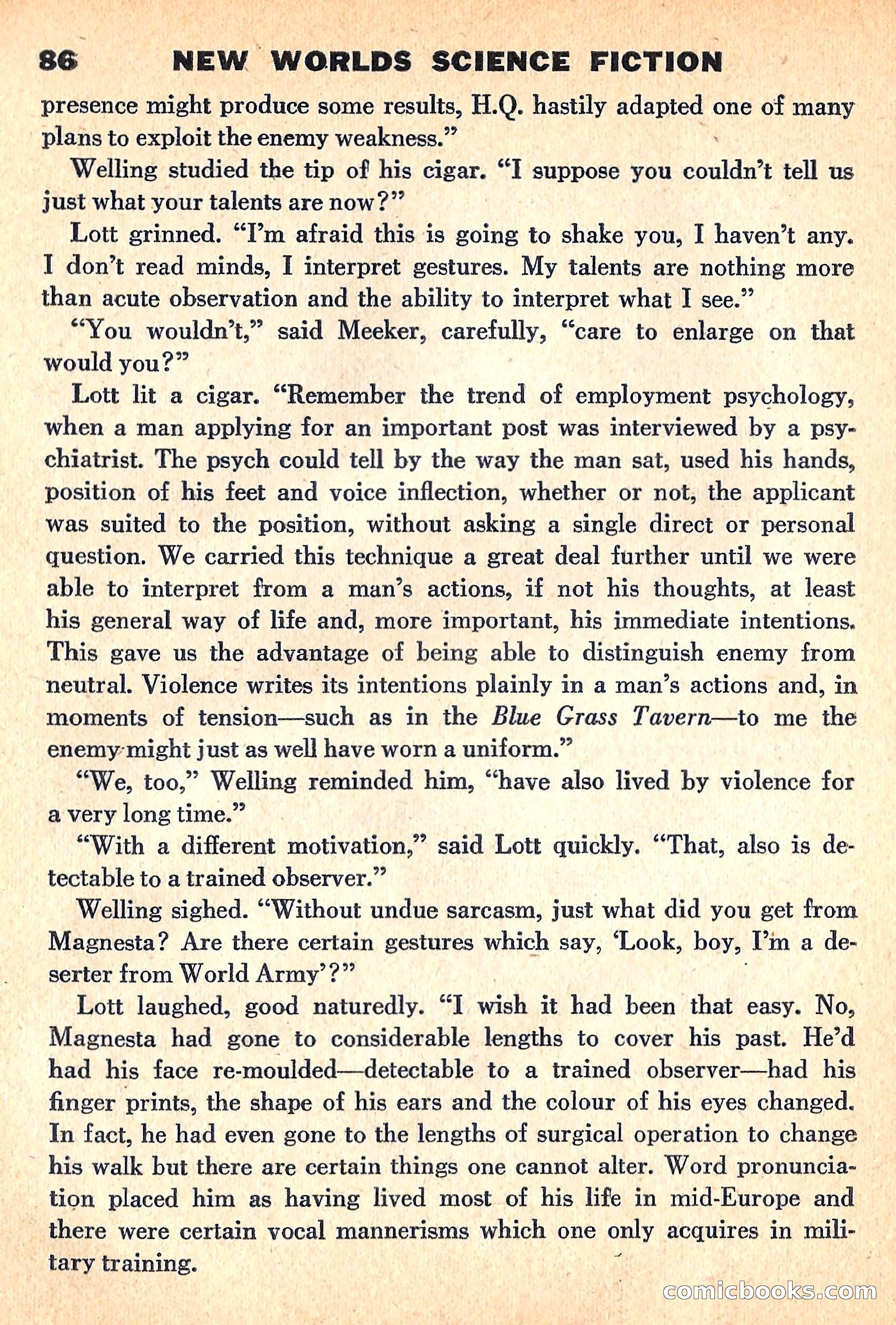 New Worlds Science Fiction, April 1960 — page 88 of 132