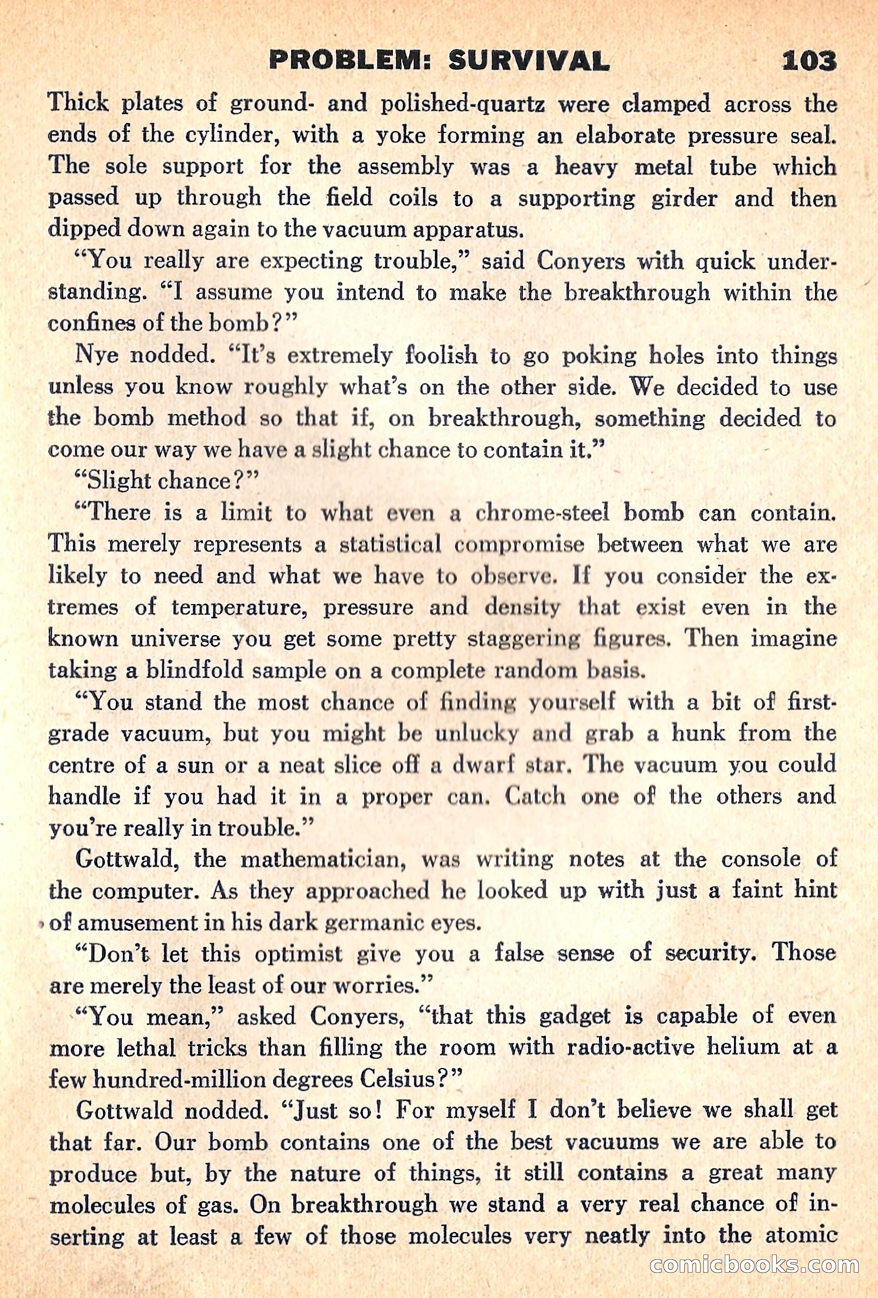 New Worlds Science Fiction, April 1960 — page 105 of 132