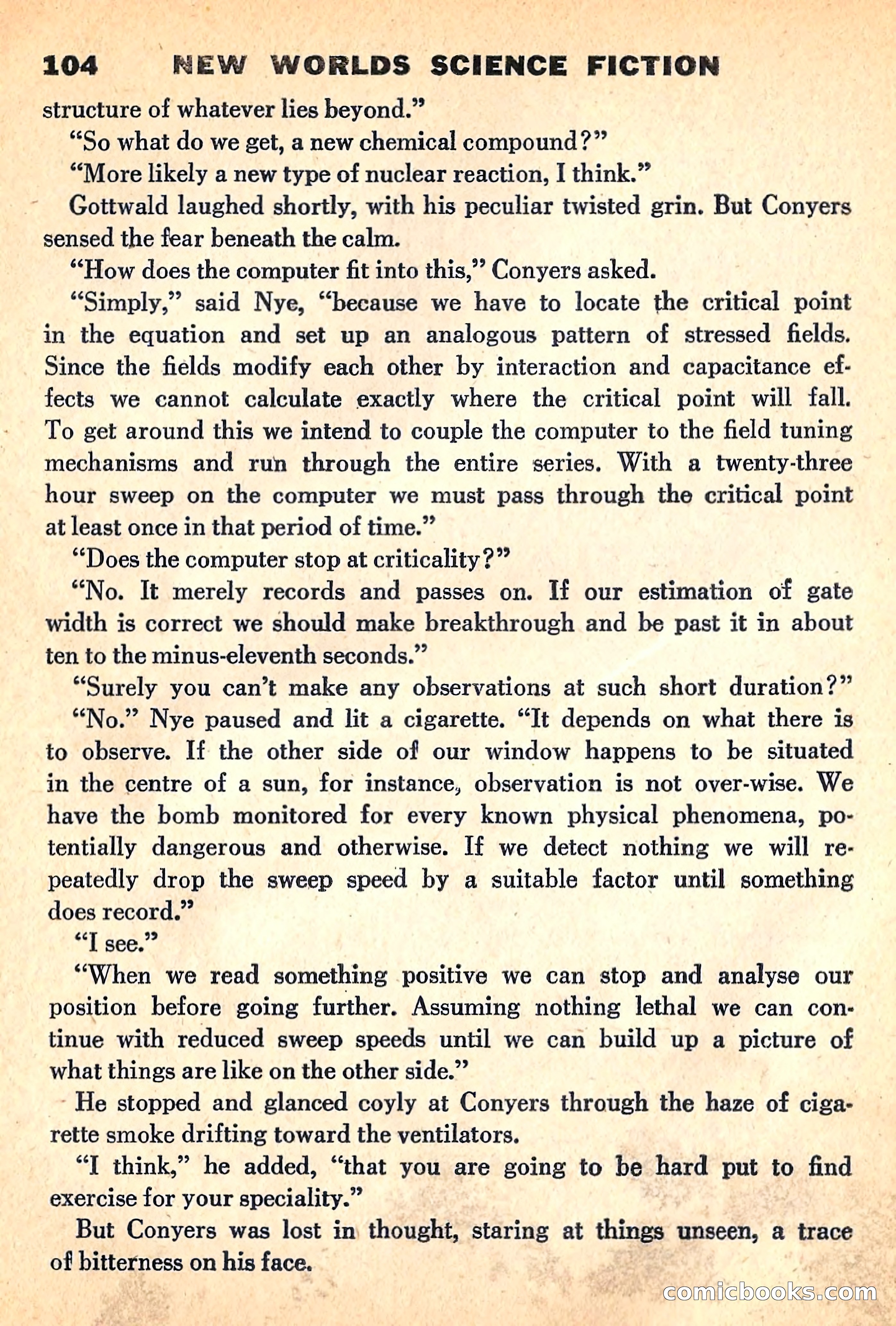 New Worlds Science Fiction, April 1960 — page 106 of 132