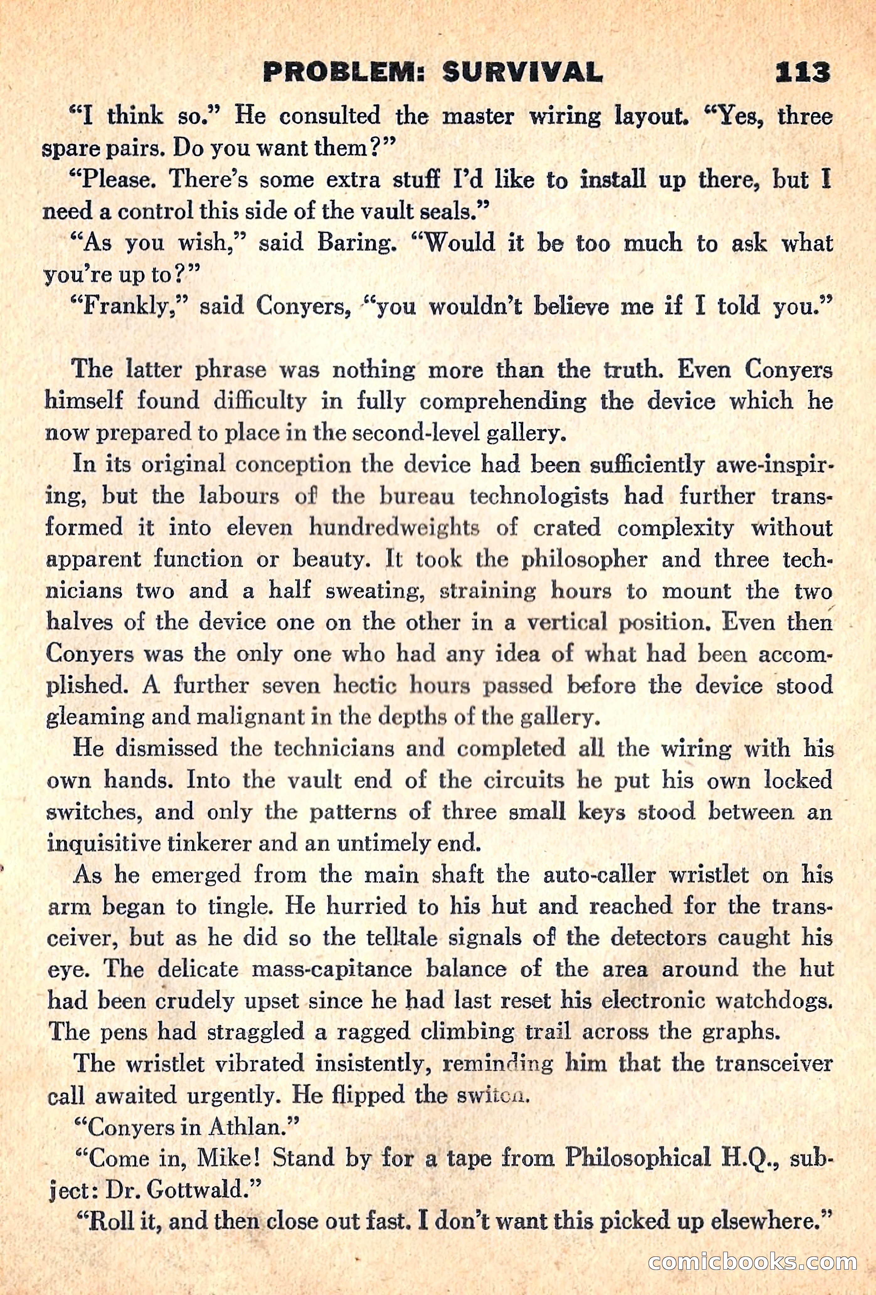 New Worlds Science Fiction, April 1960 — page 115 of 132