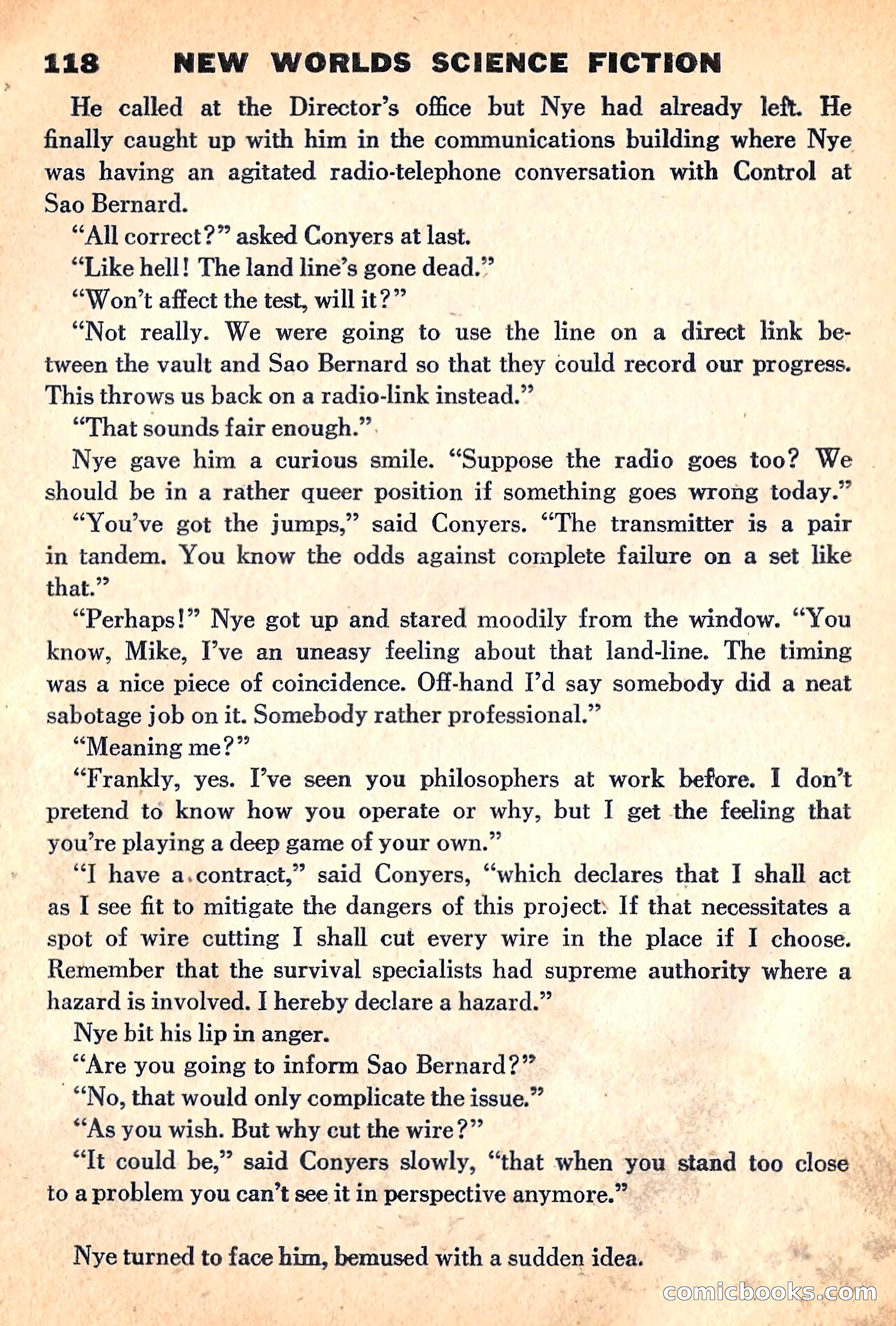 New Worlds Science Fiction, April 1960 — page 120 of 132