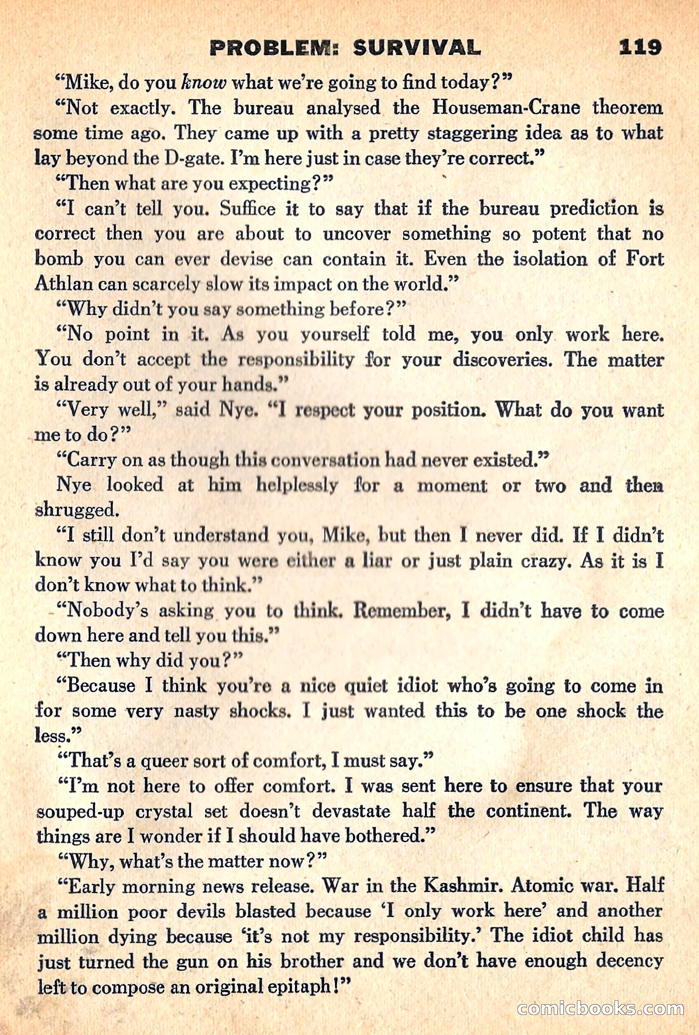 New Worlds Science Fiction, April 1960 — page 121 of 132
