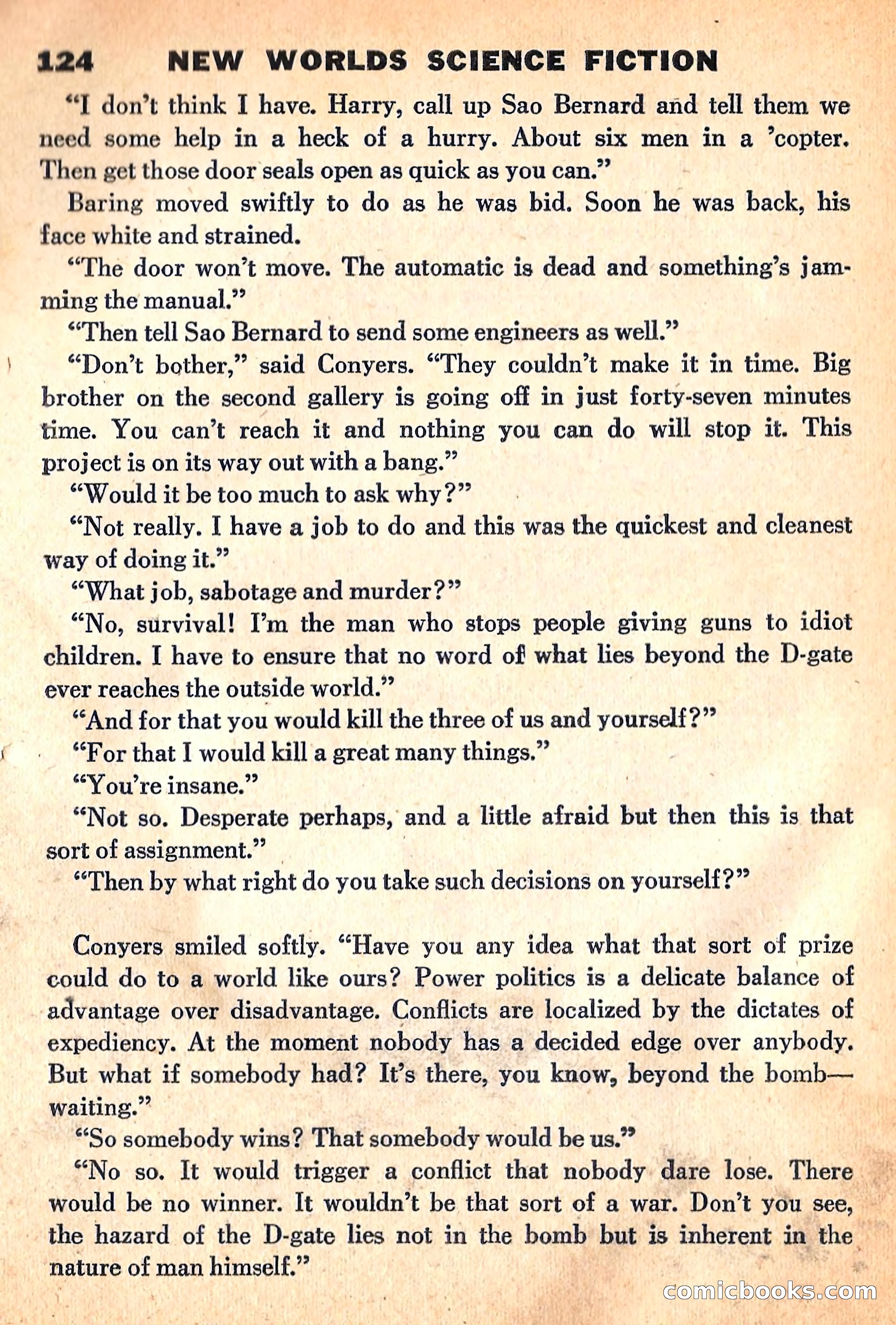 New Worlds Science Fiction, April 1960 — page 126 of 132