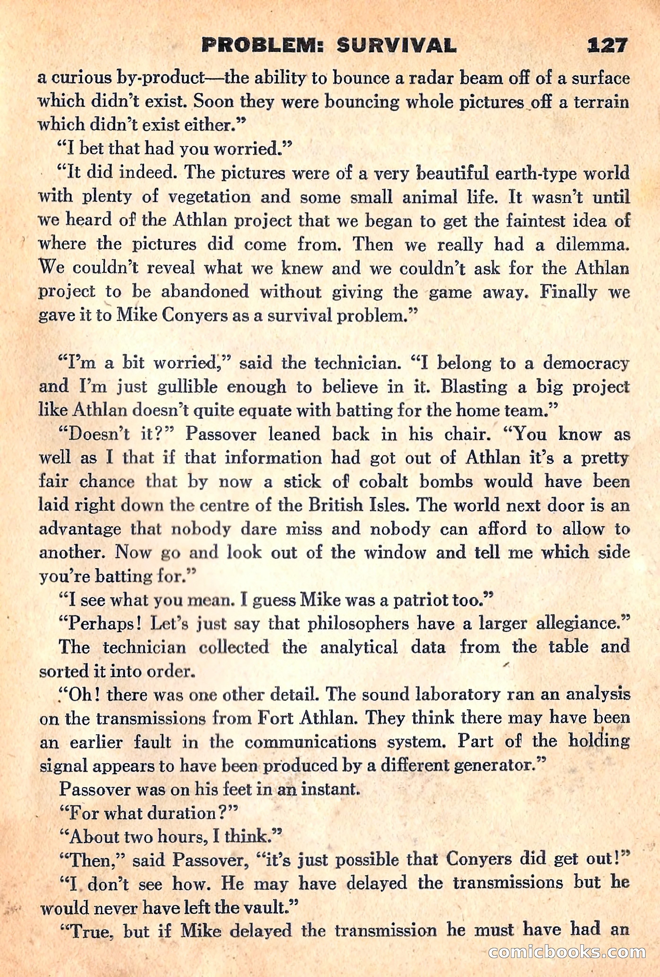 New Worlds Science Fiction, April 1960 — page 129 of 132