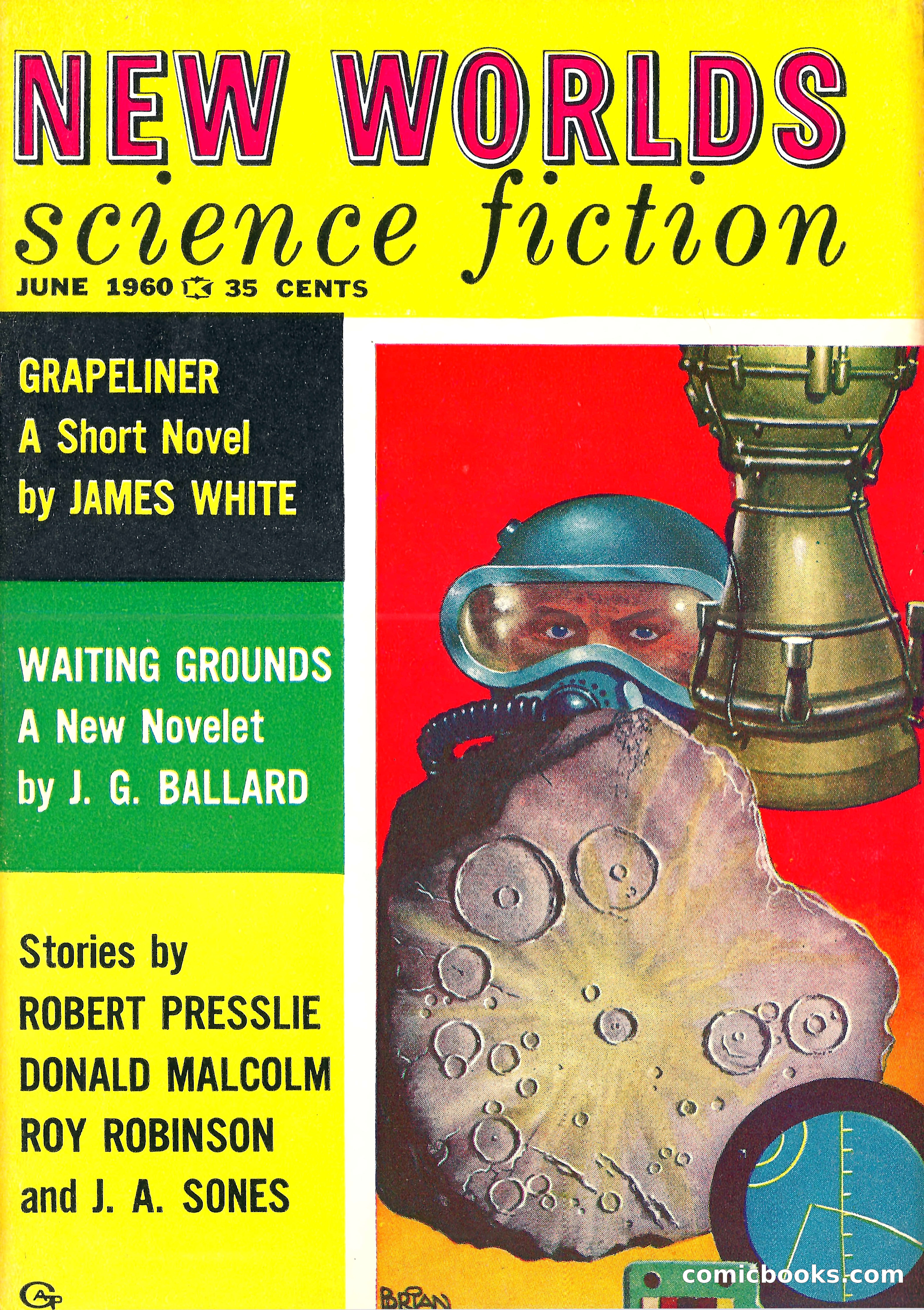 New Worlds Science Fiction, June 1960 — page 1 of 132