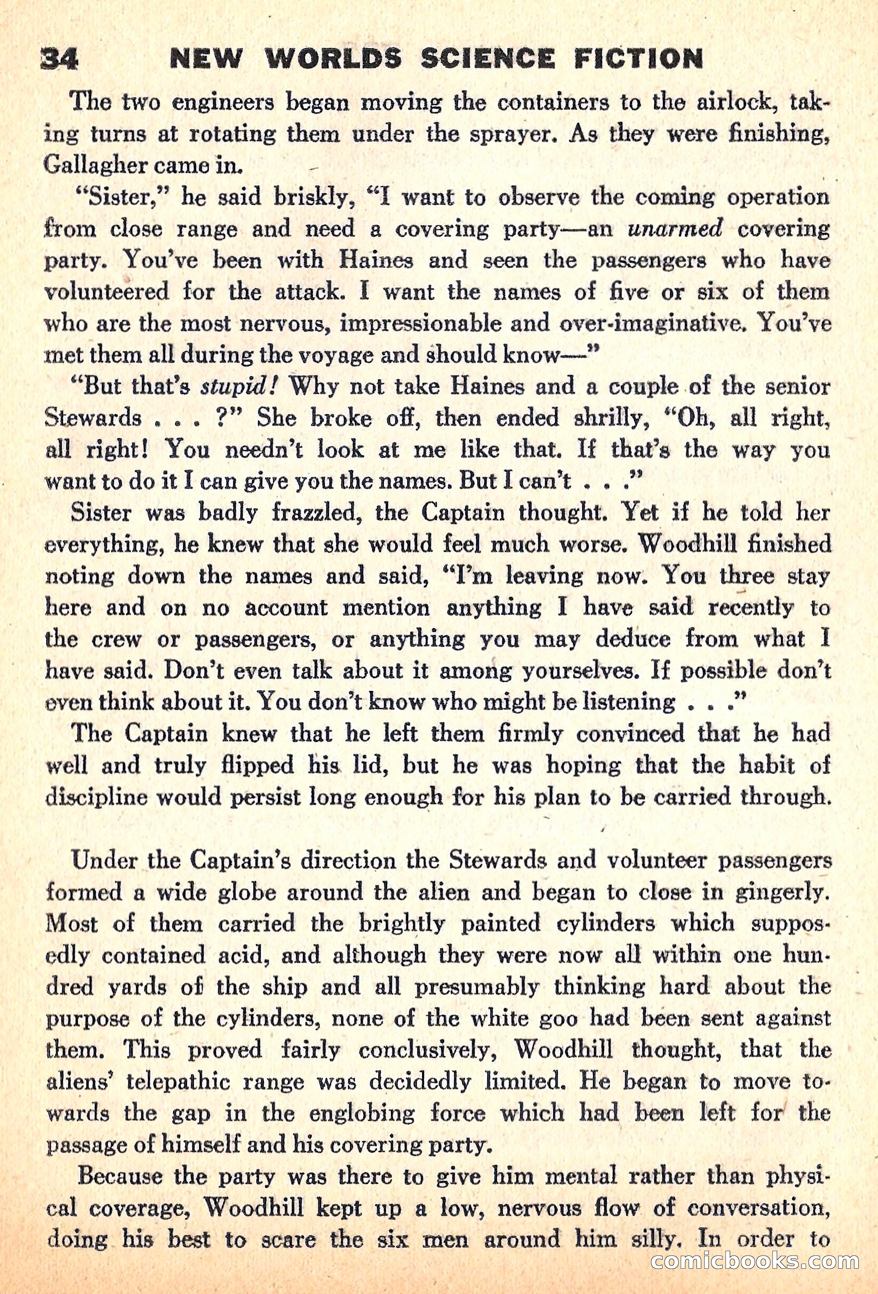 New Worlds Science Fiction, June 1960 — page 36 of 132