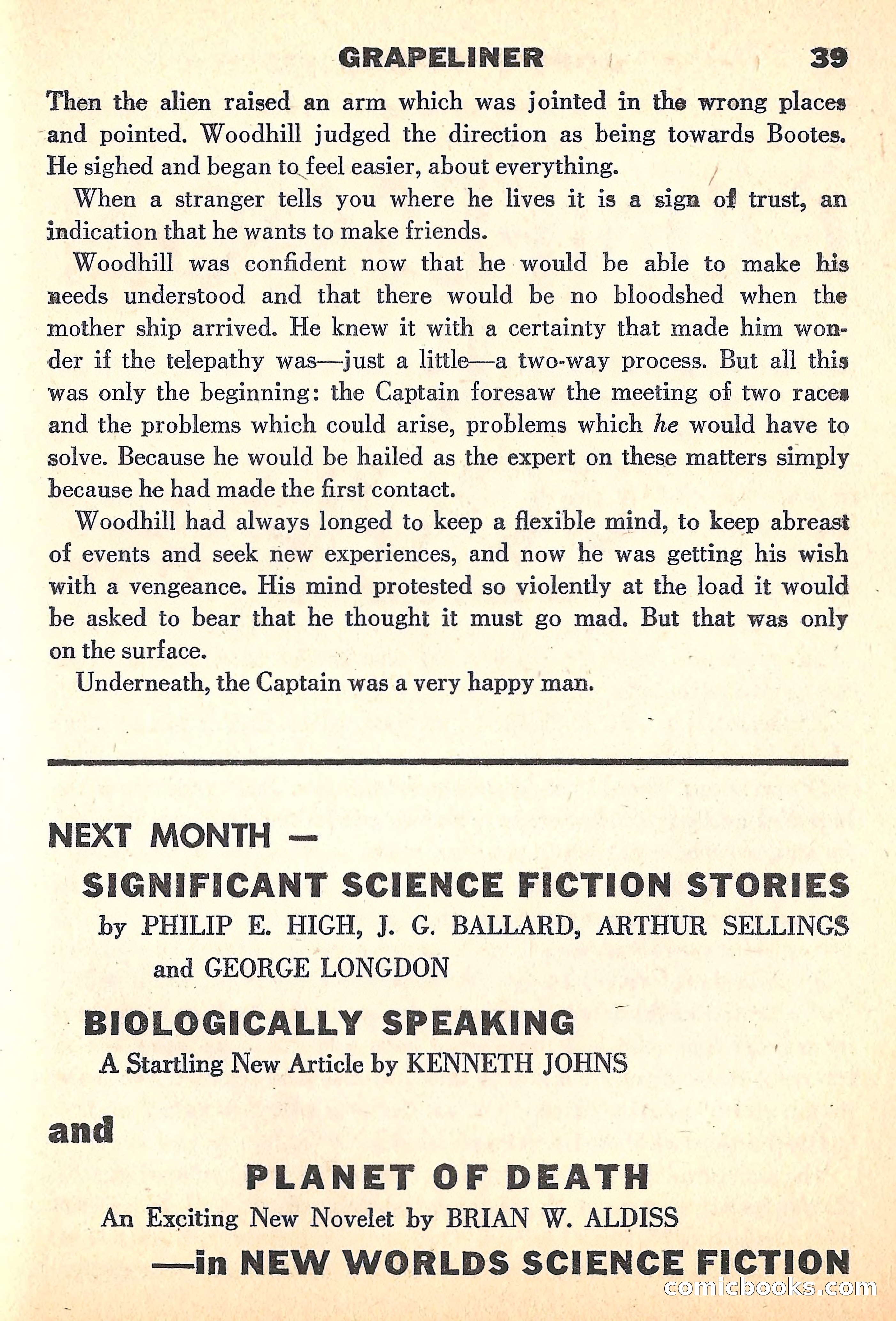New Worlds Science Fiction, June 1960 — page 41 of 132