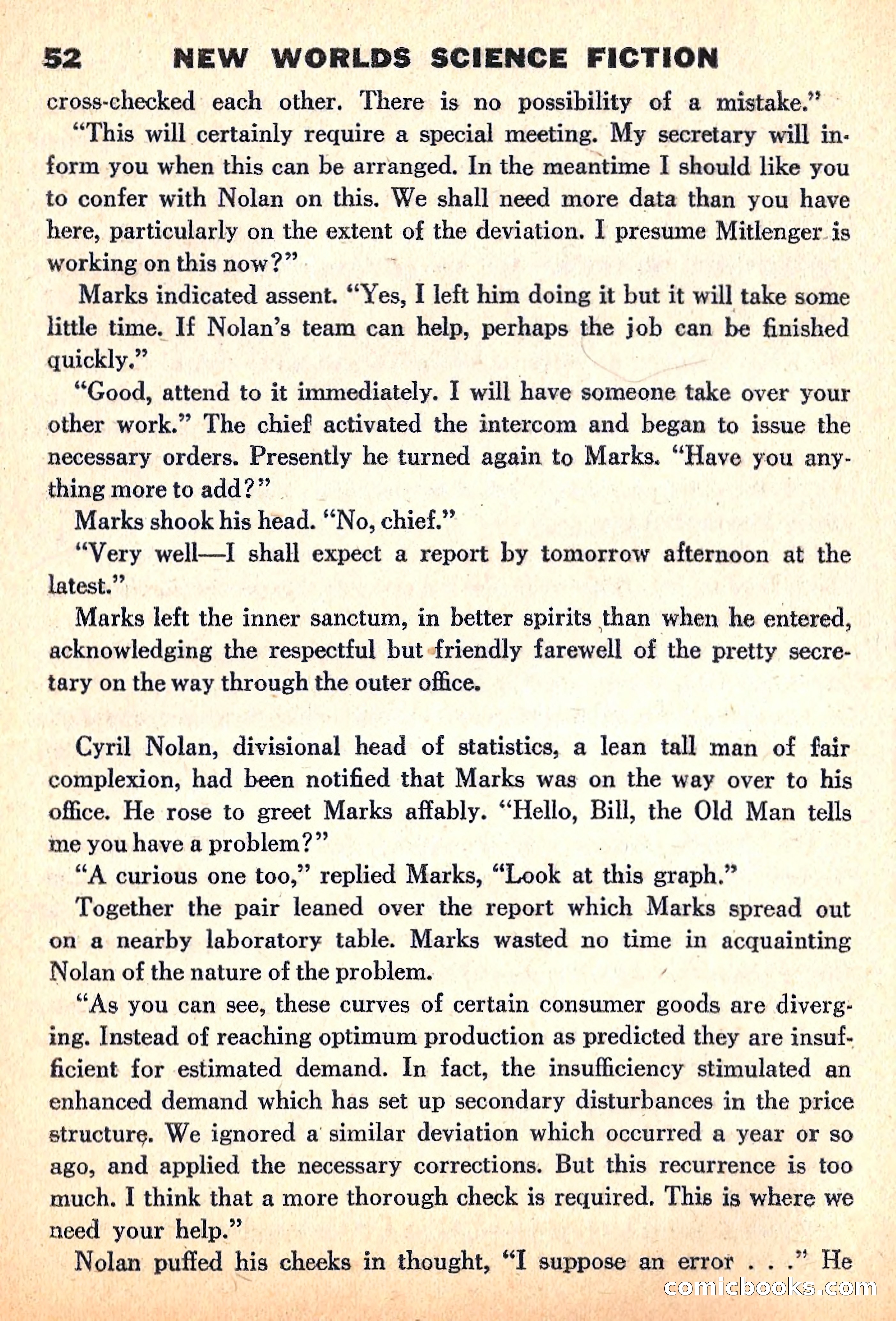 New Worlds Science Fiction, June 1960 — page 54 of 132
