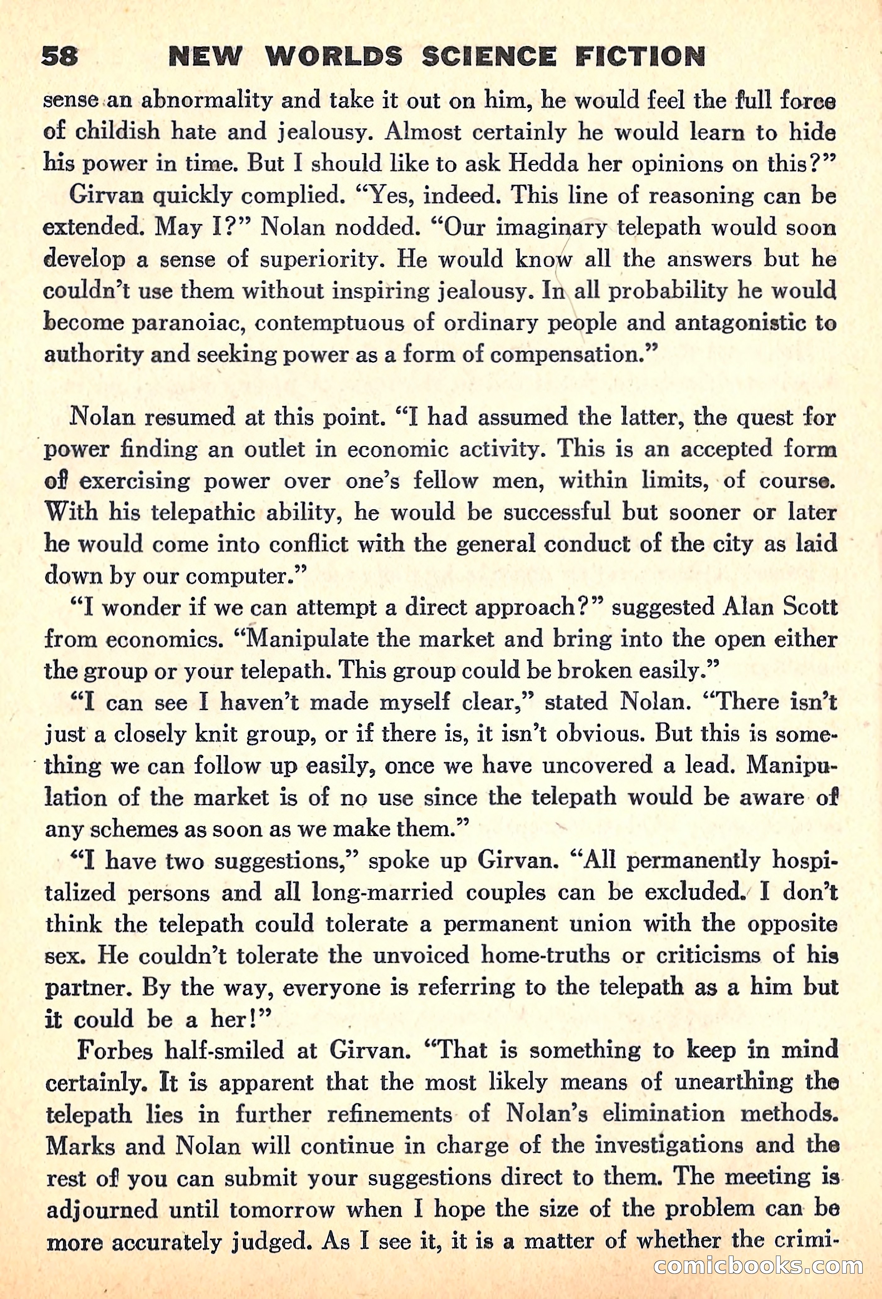 New Worlds Science Fiction, June 1960 — page 60 of 132