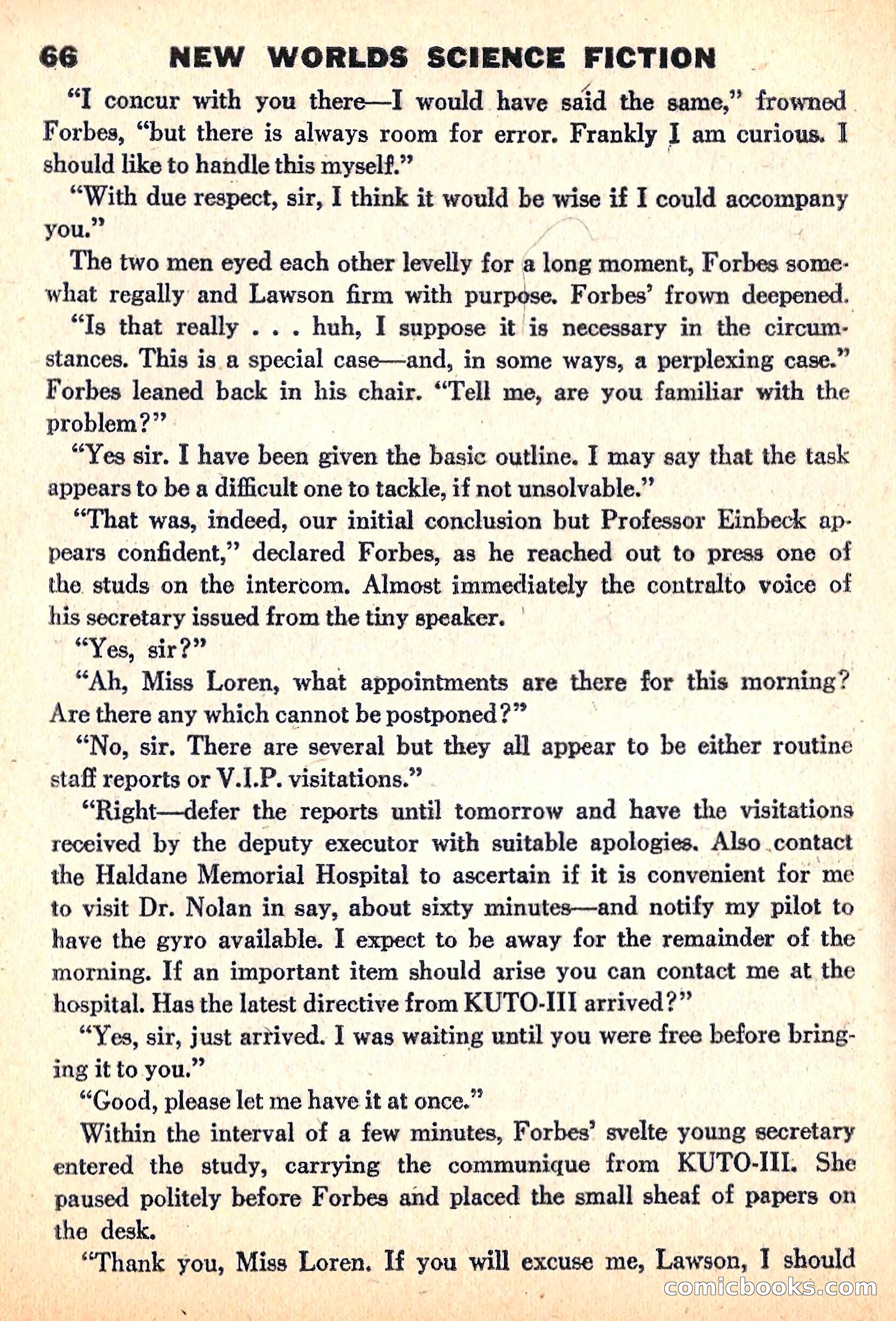 New Worlds Science Fiction, June 1960 — page 68 of 132