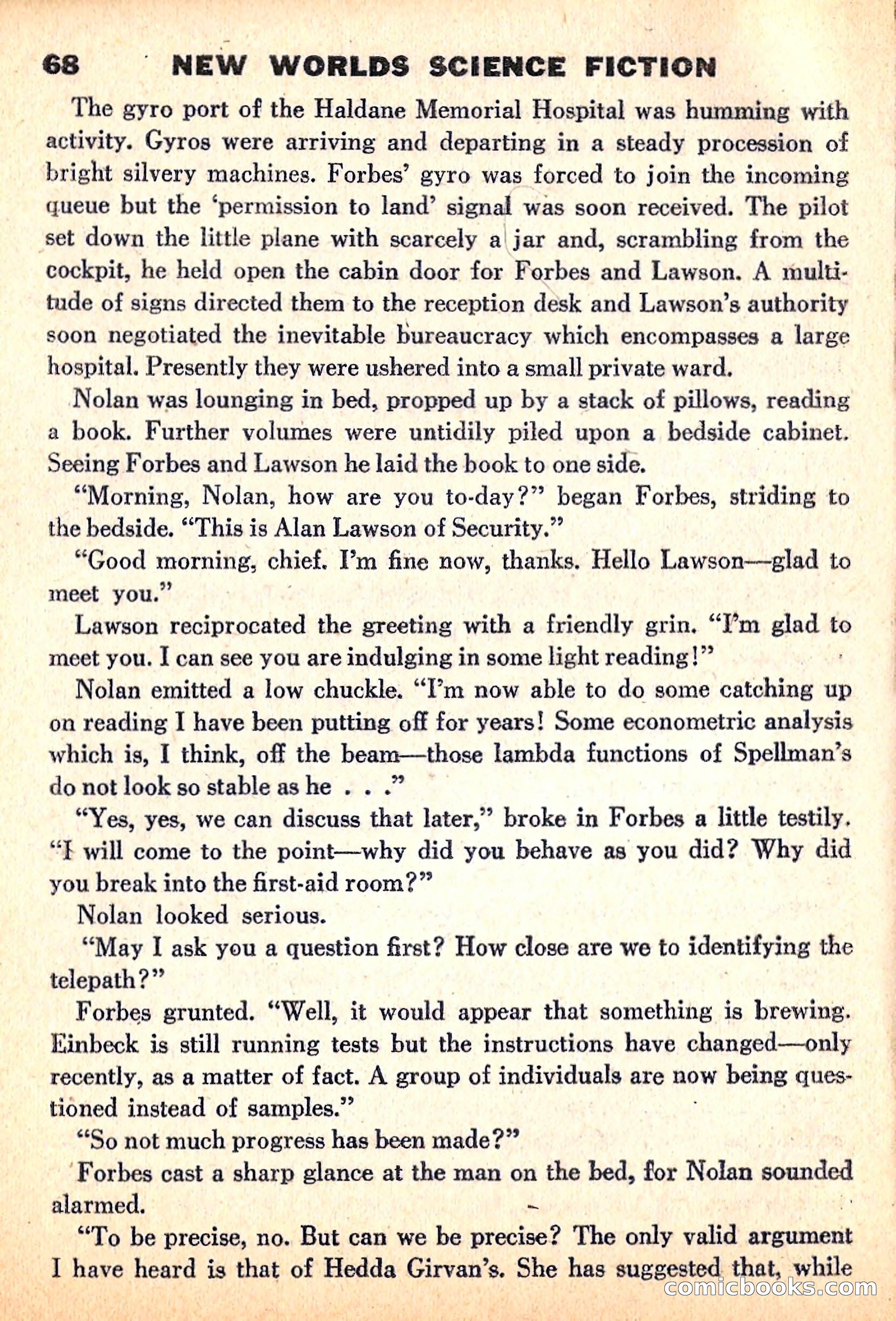 New Worlds Science Fiction, June 1960 — page 70 of 132