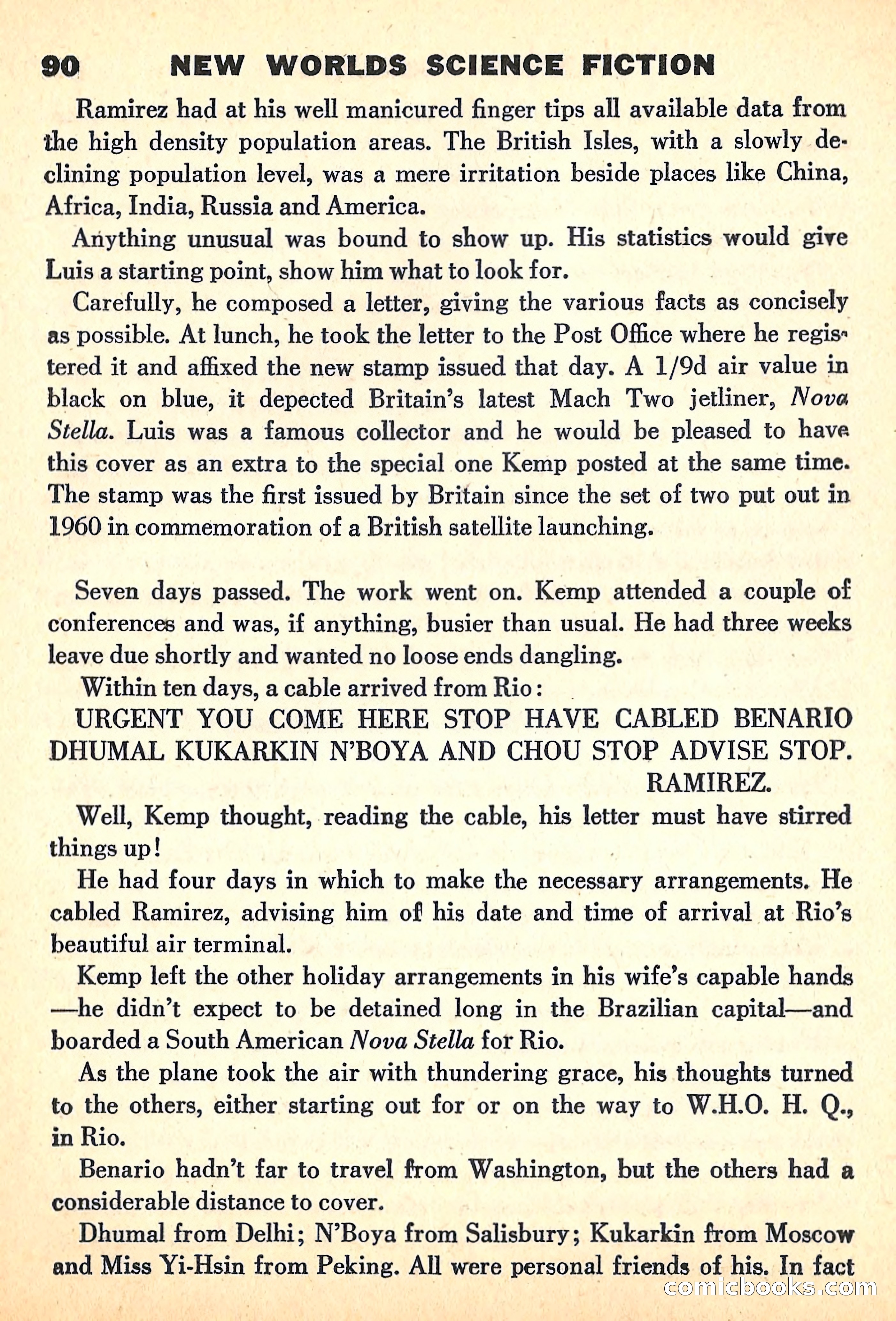 New Worlds Science Fiction, June 1960 — page 92 of 132