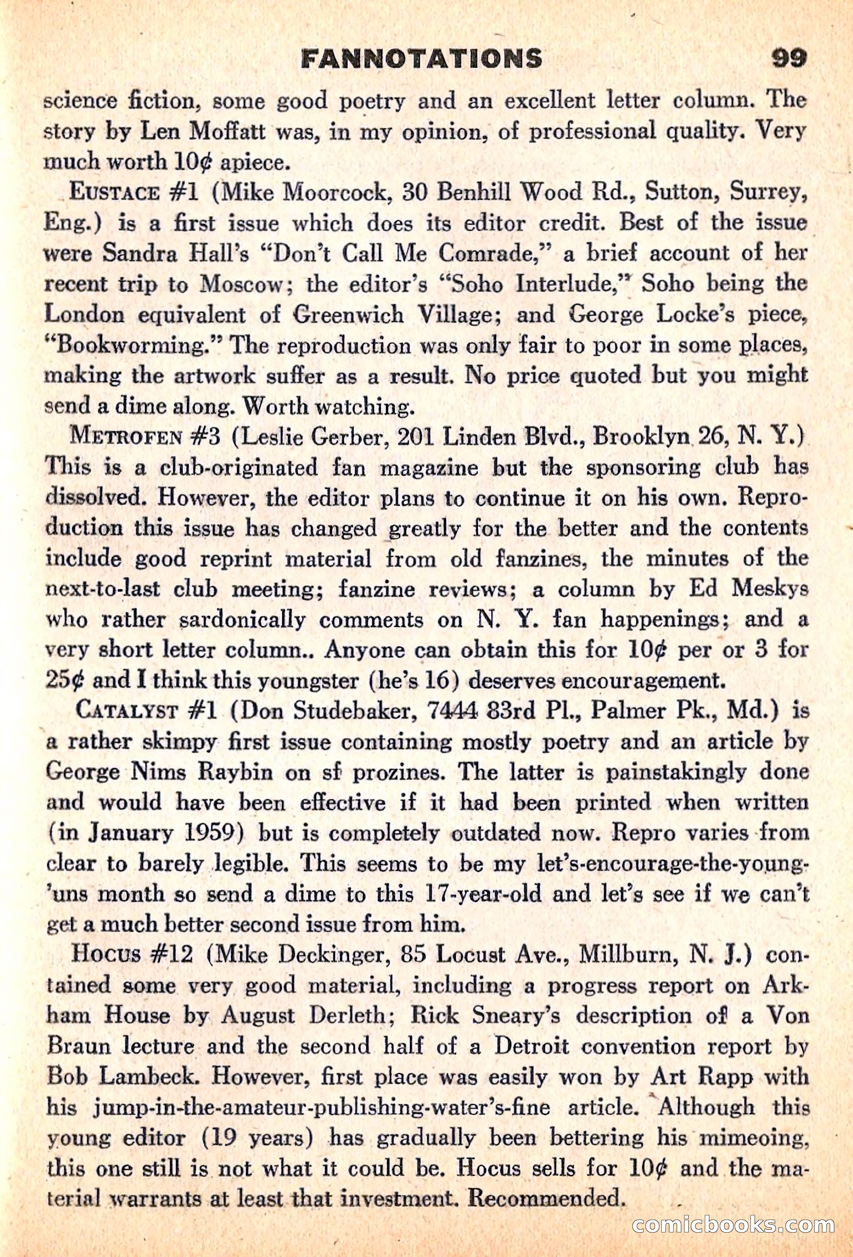New Worlds Science Fiction, June 1960 — page 101 of 132