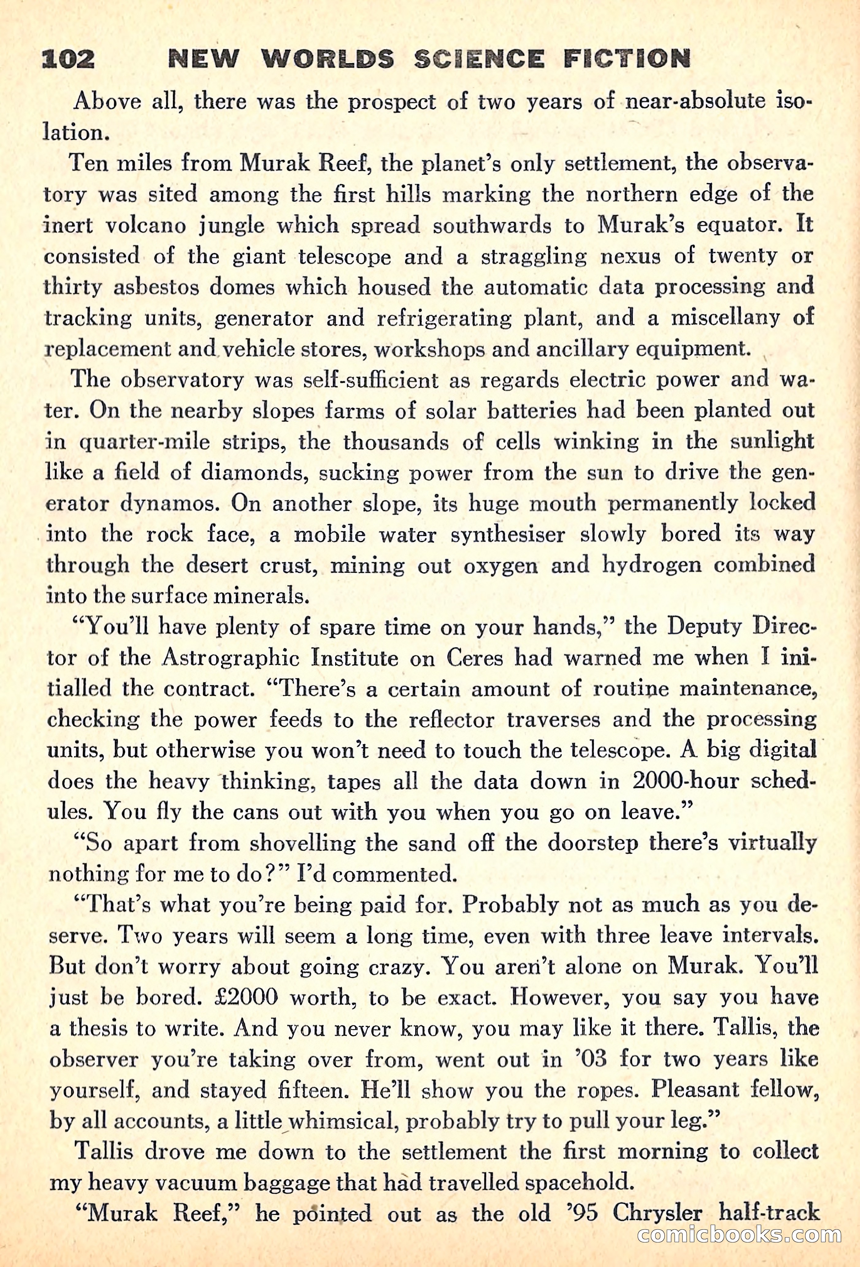 New Worlds Science Fiction, June 1960 — page 104 of 132
