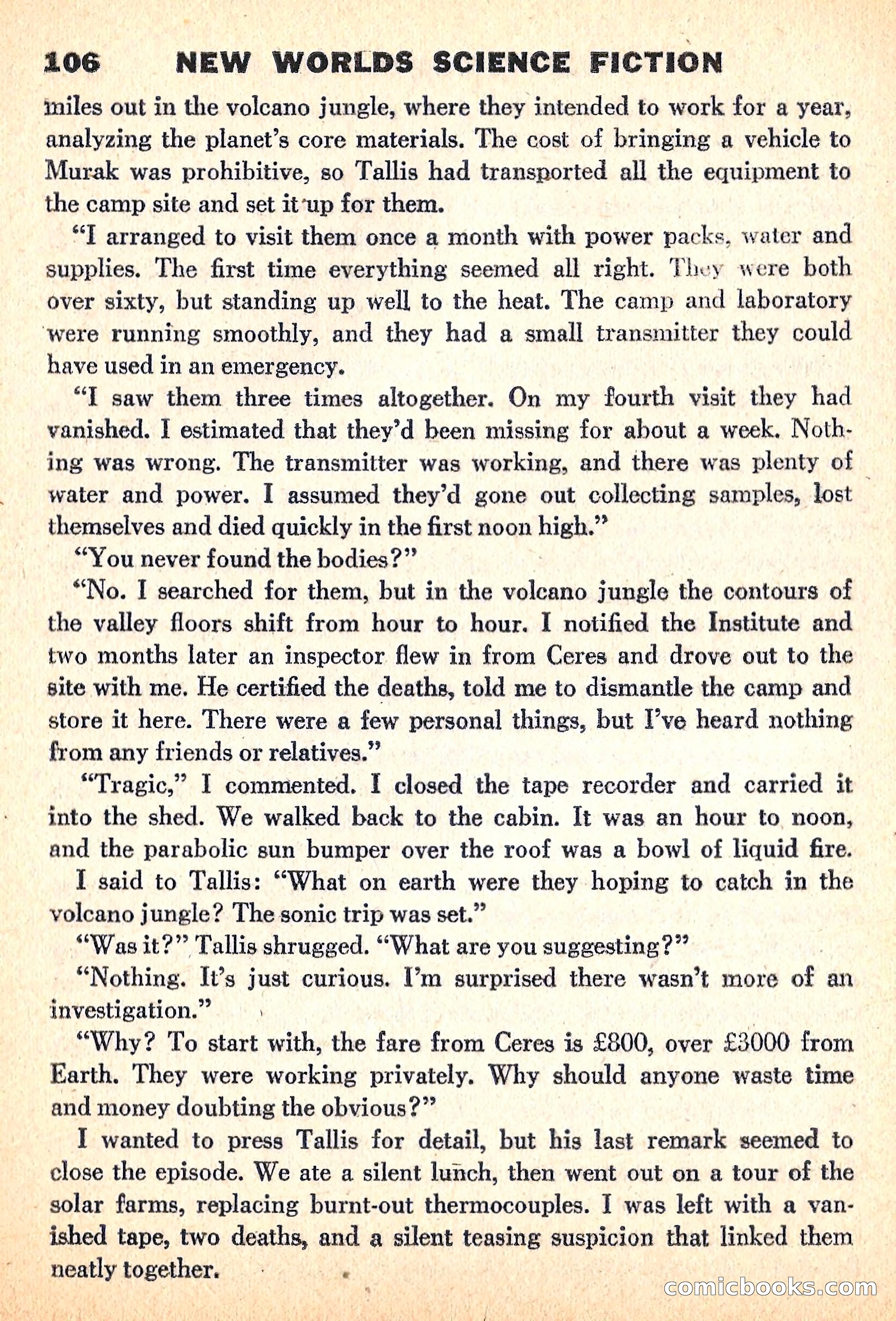New Worlds Science Fiction, June 1960 — page 108 of 132