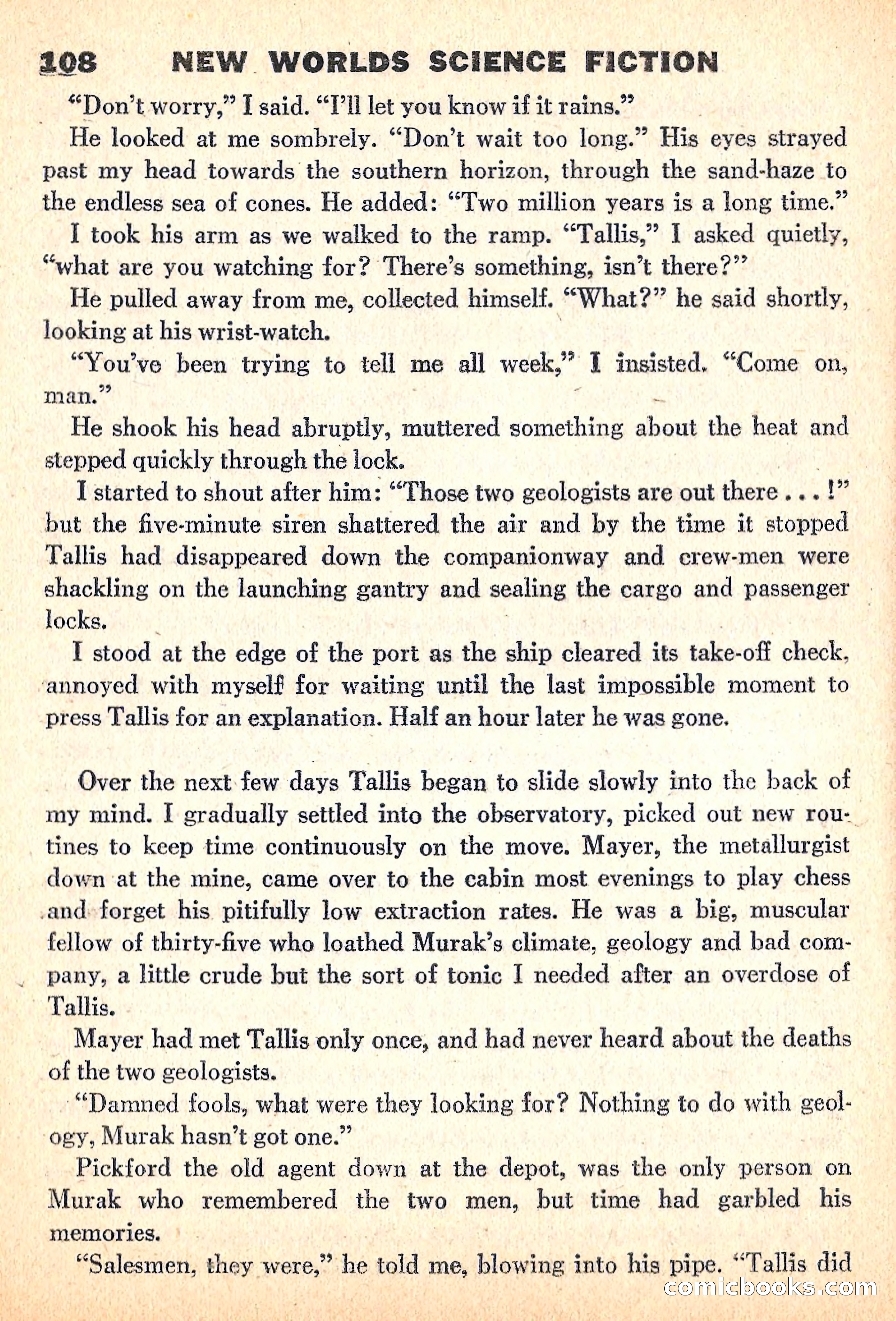 New Worlds Science Fiction, June 1960 — page 110 of 132