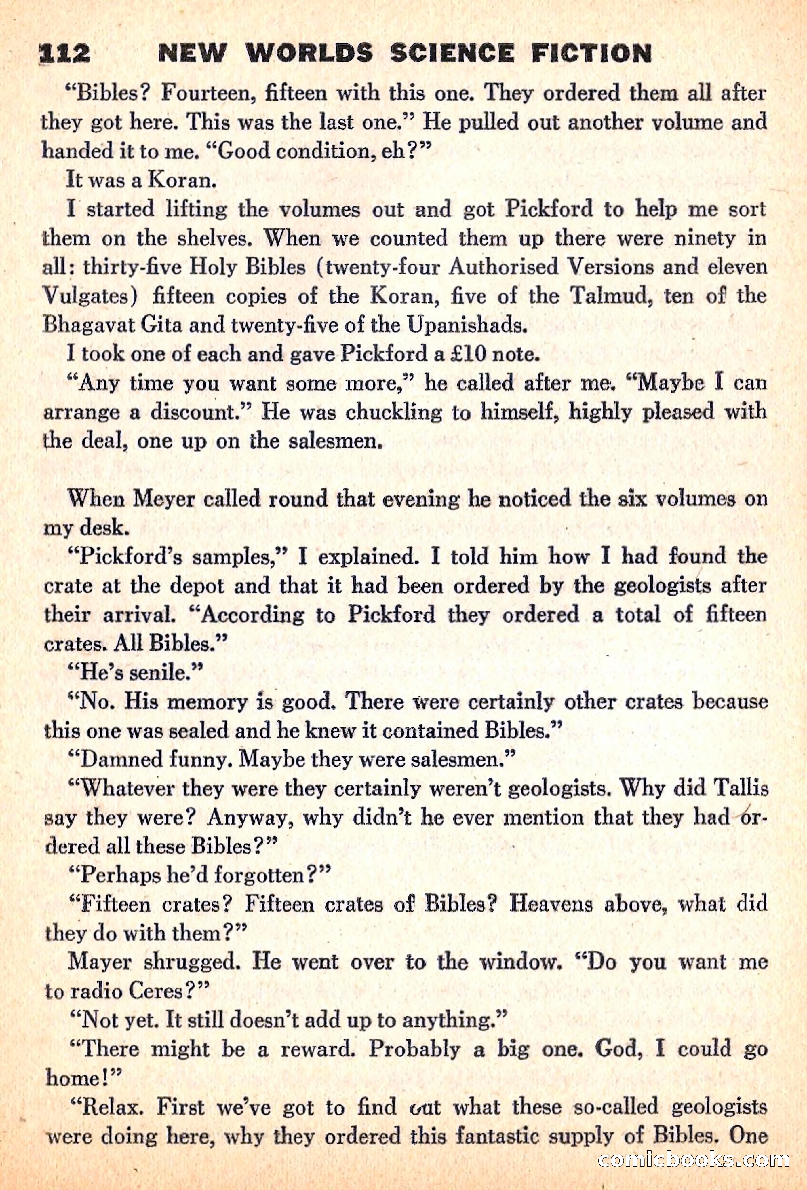 New Worlds Science Fiction, June 1960 — page 114 of 132