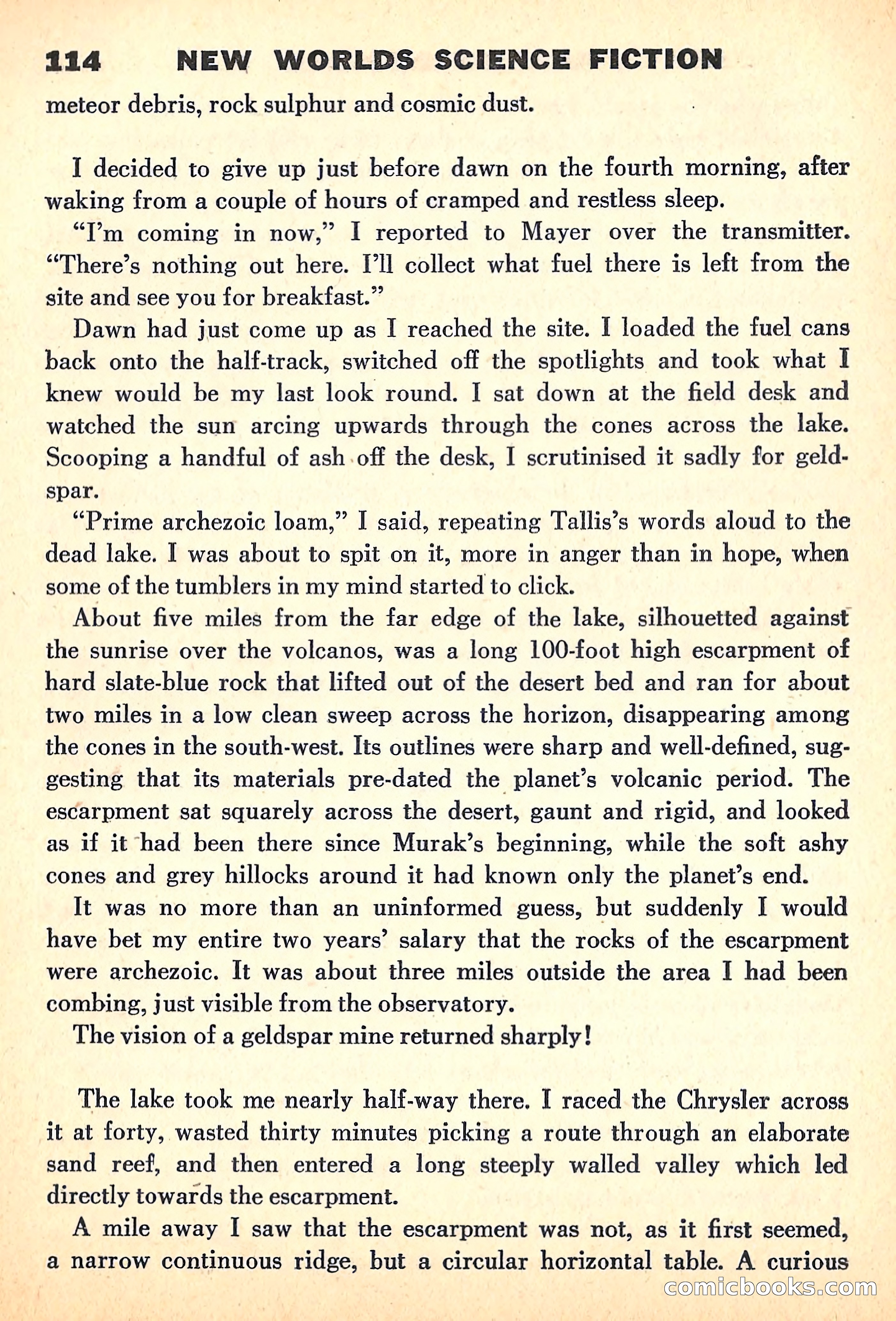 New Worlds Science Fiction, June 1960 — page 116 of 132