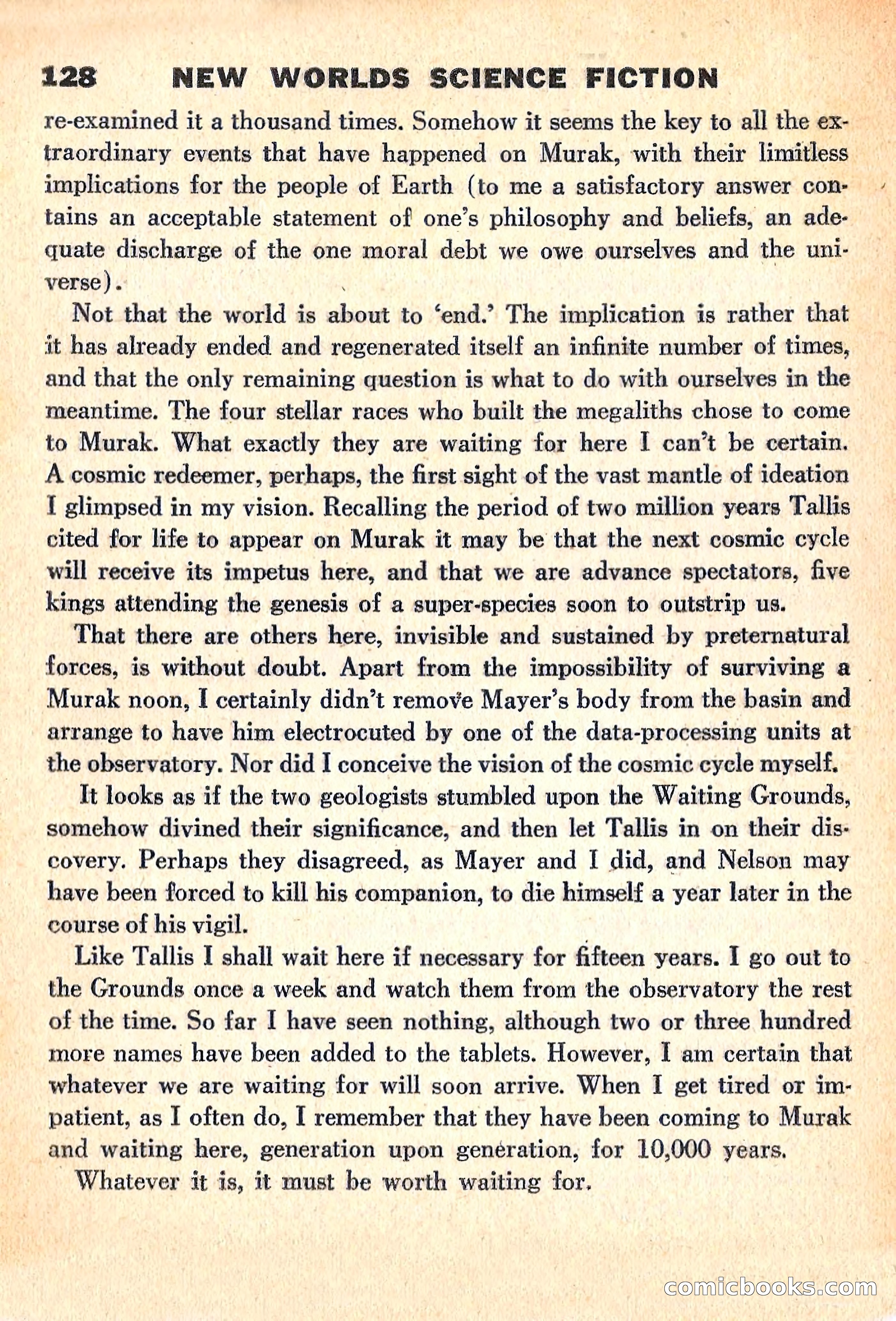 New Worlds Science Fiction, June 1960 — page 130 of 132