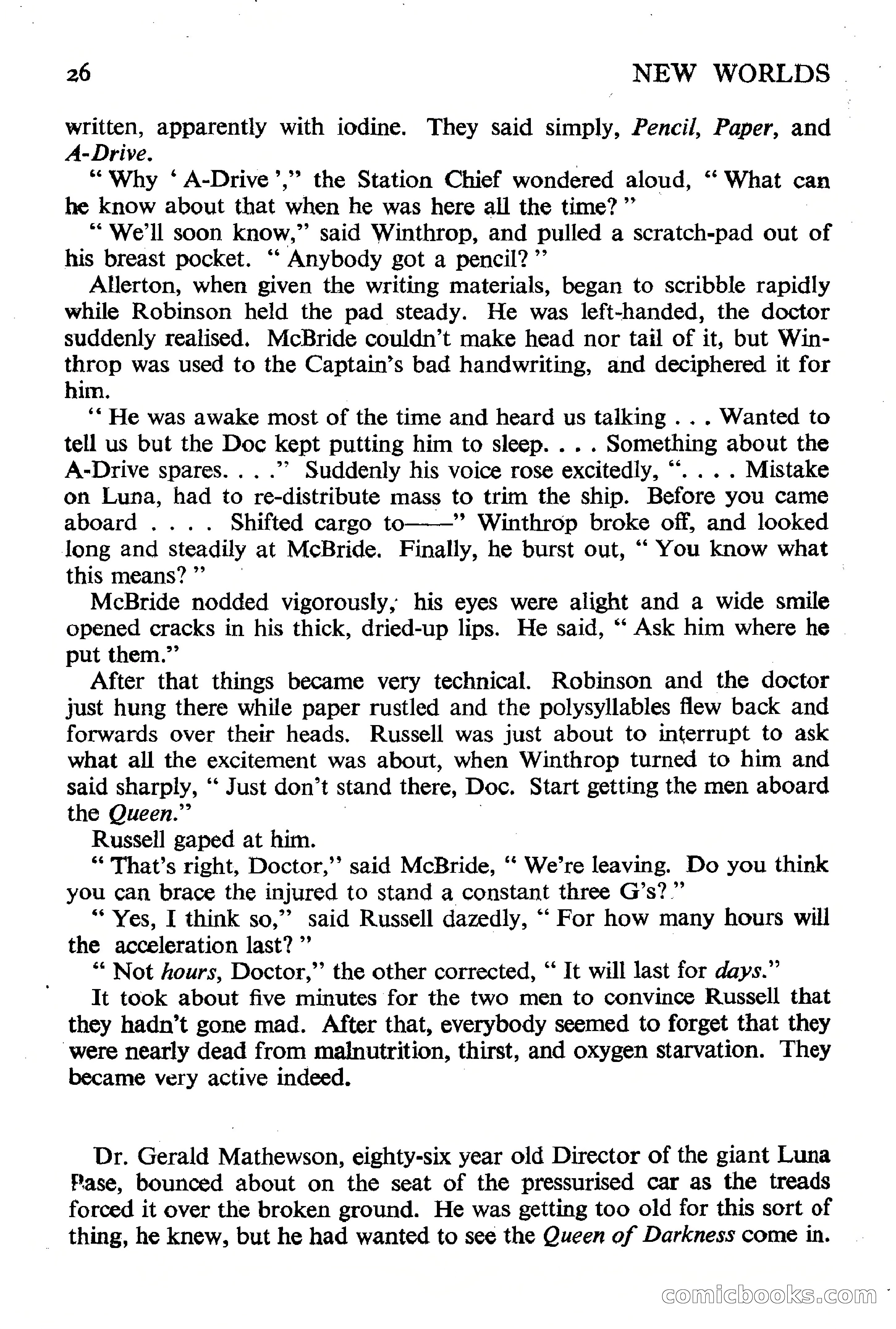 New Worlds Science Fiction No. 25 — page 28 of 132