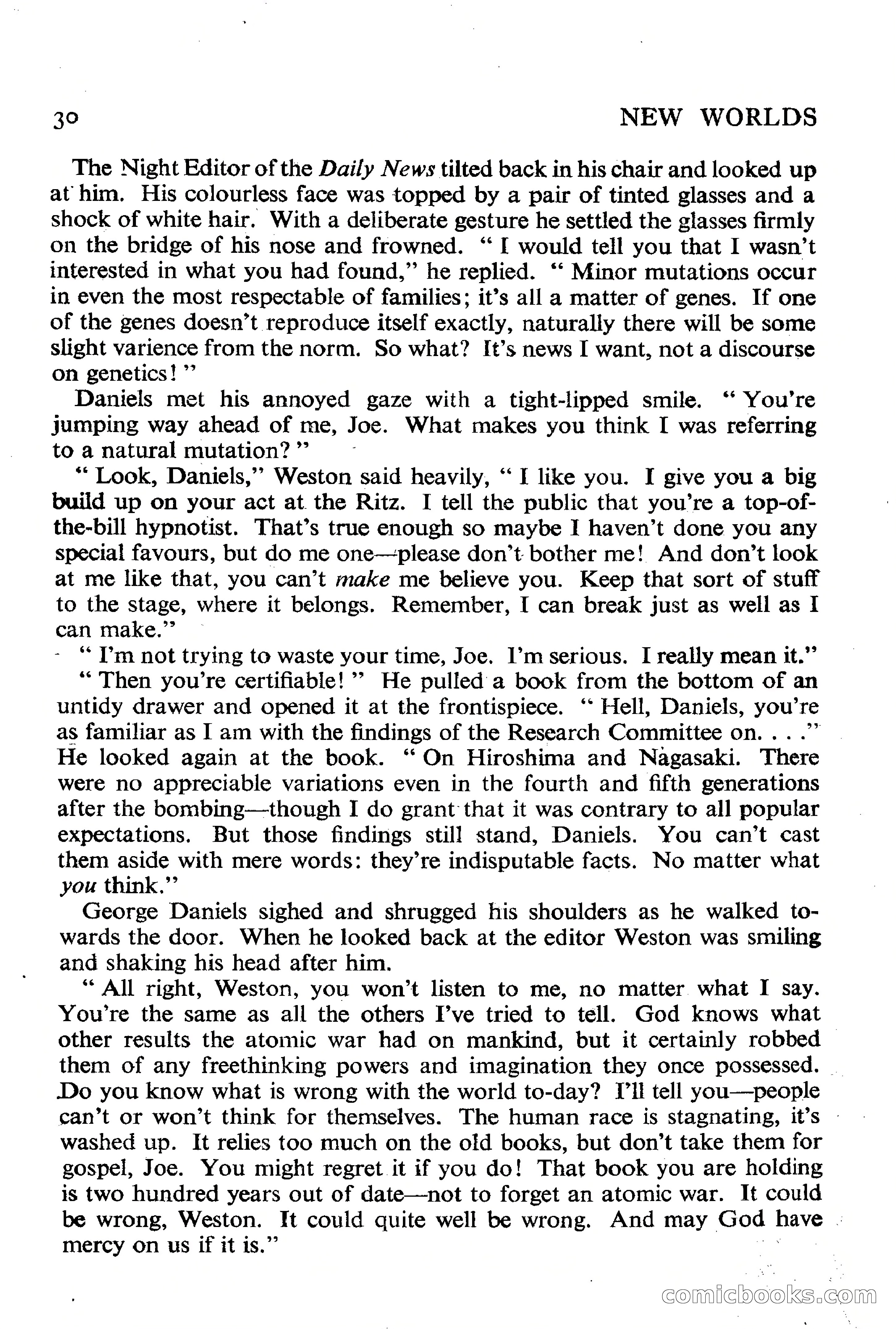 New Worlds Science Fiction No. 25 — page 32 of 132