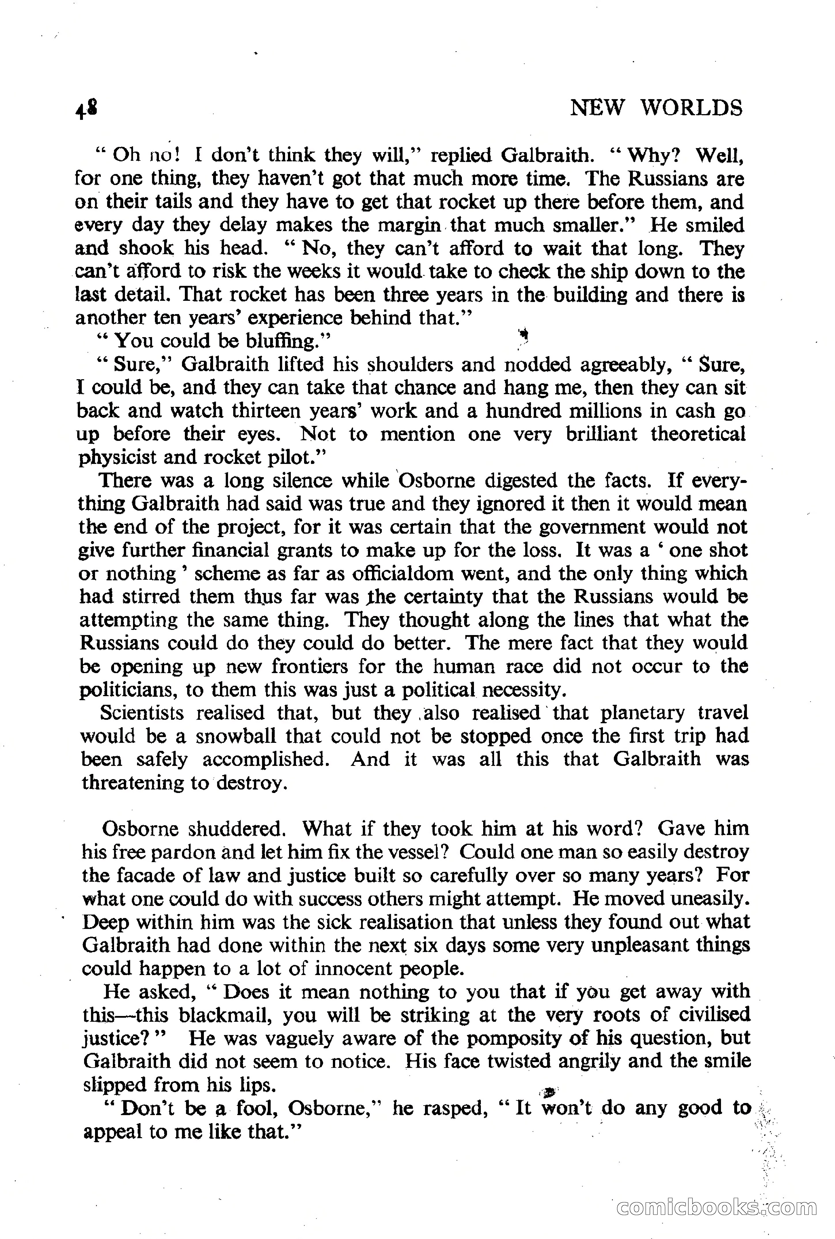 New Worlds Science Fiction No. 25 — page 50 of 132
