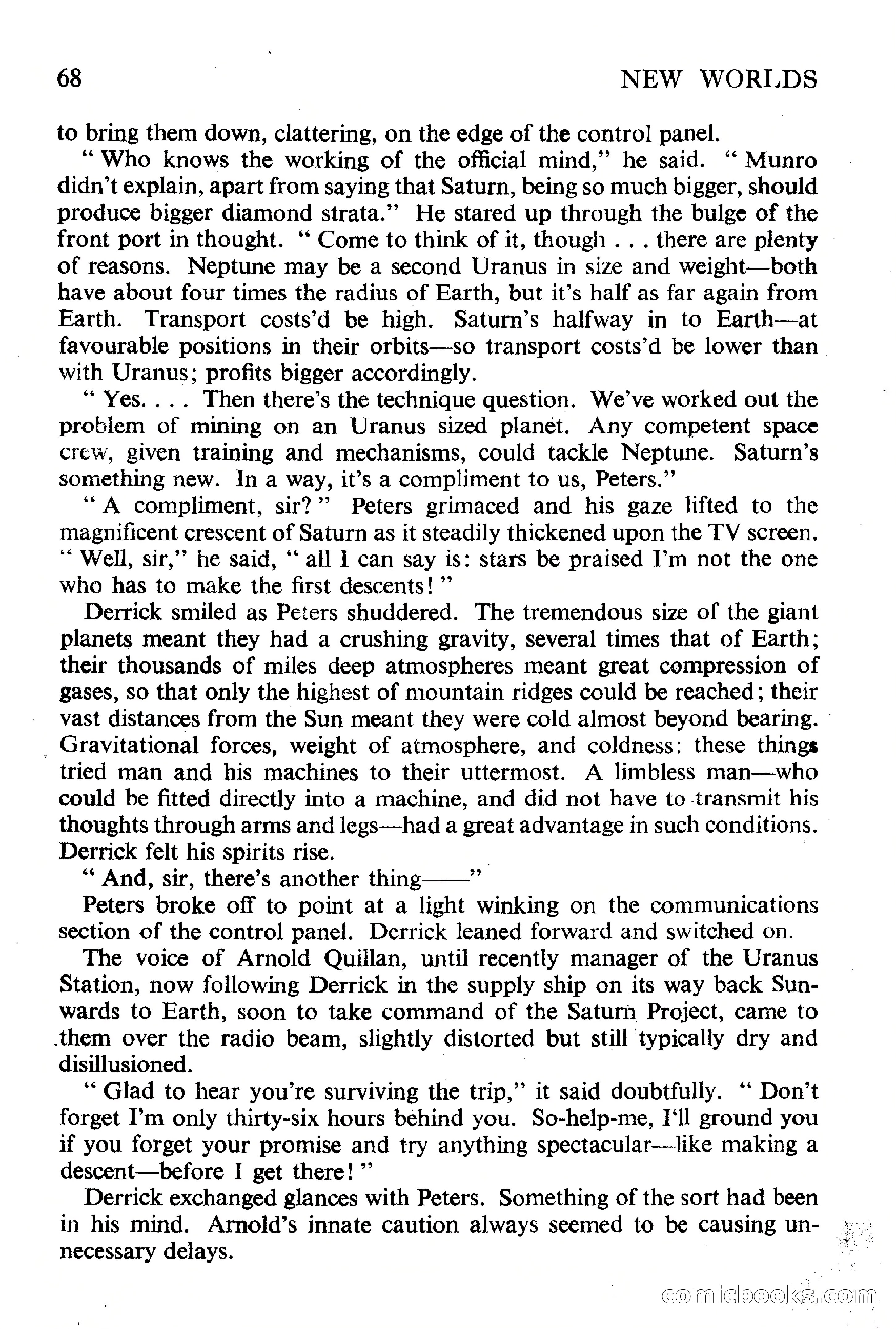 New Worlds Science Fiction No. 25 — page 70 of 132