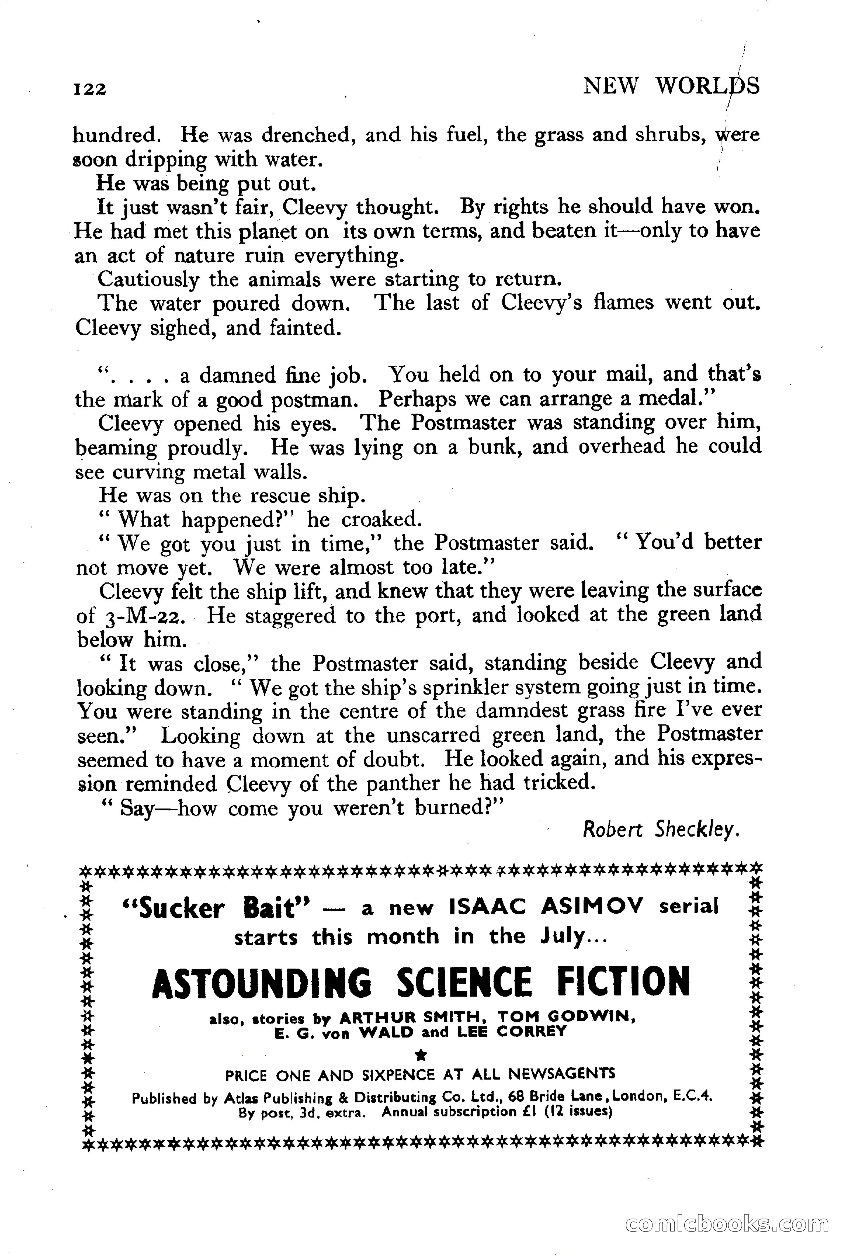 New Worlds Science Fiction No. 25 — page 124 of 132