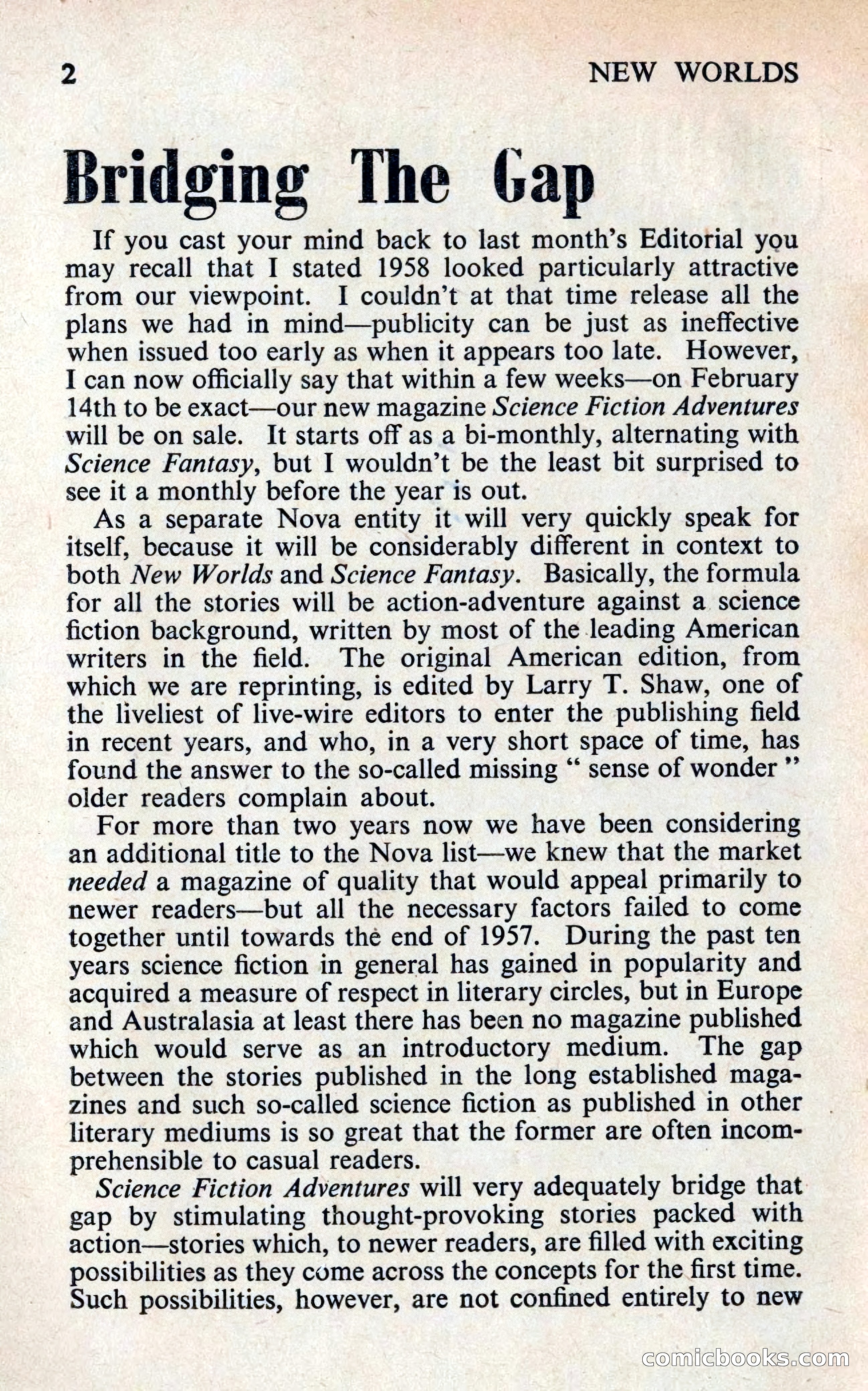New Worlds Science Fiction No. 68, Volume 23 — page 4 of 132