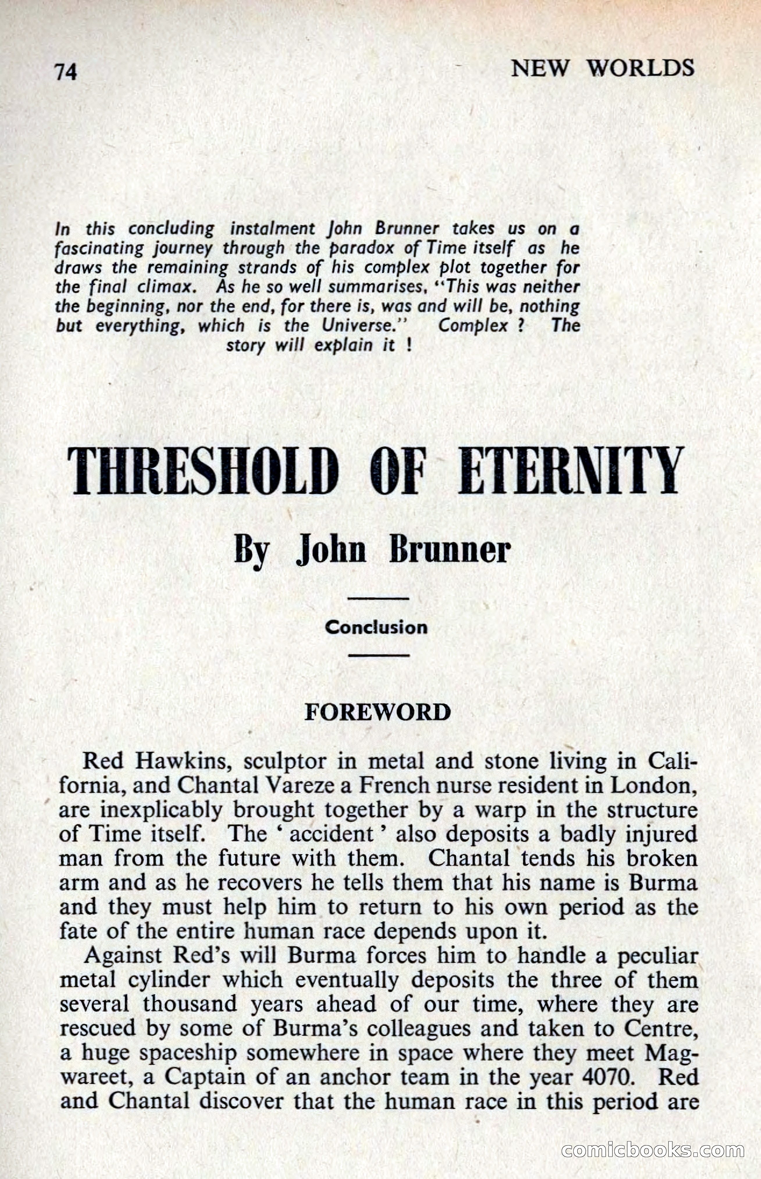New Worlds Science Fiction No. 68, Volume 23 — page 76 of 132