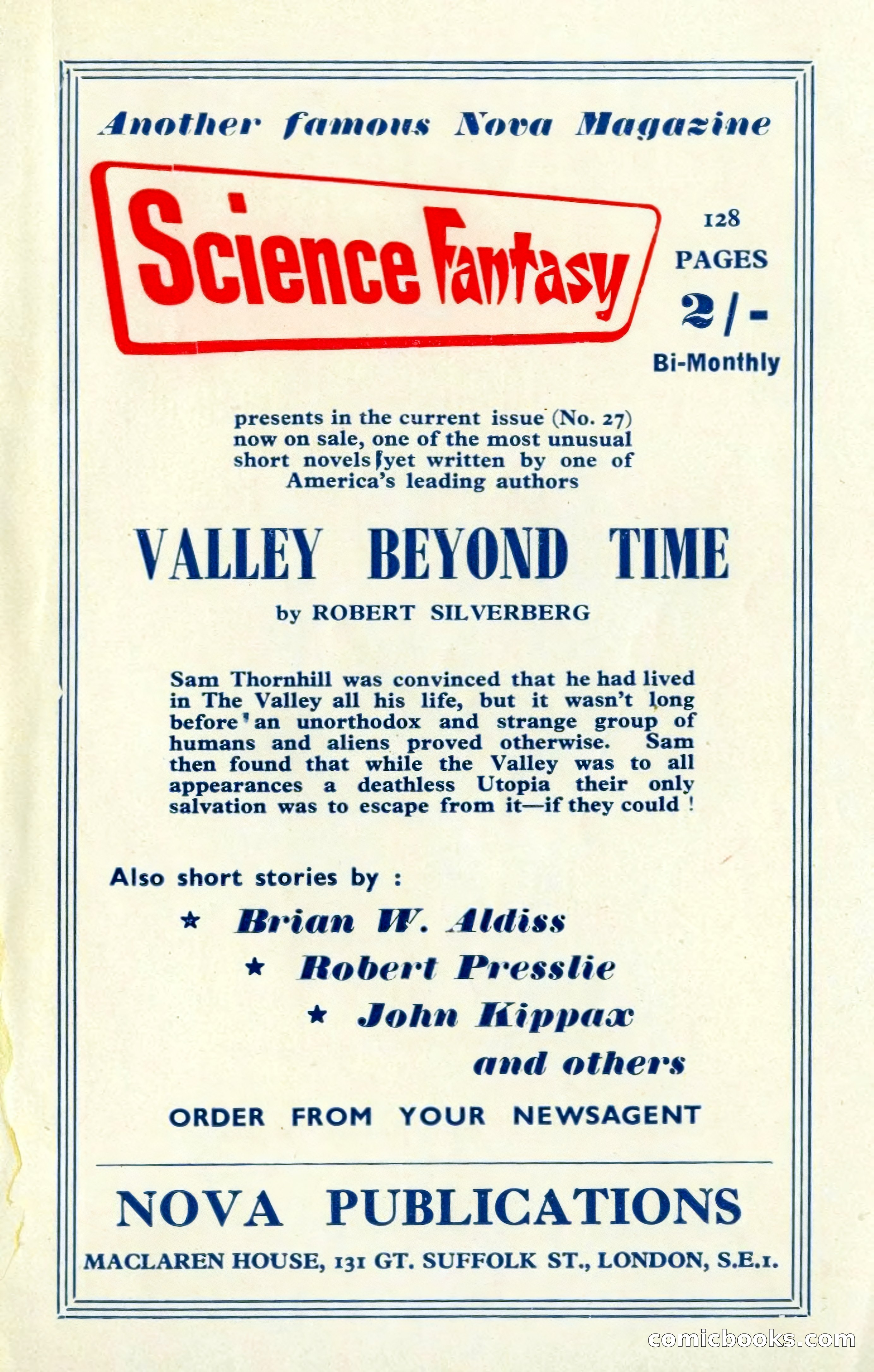 New Worlds Science Fiction No. 68, Volume 23 — page 131 of 132