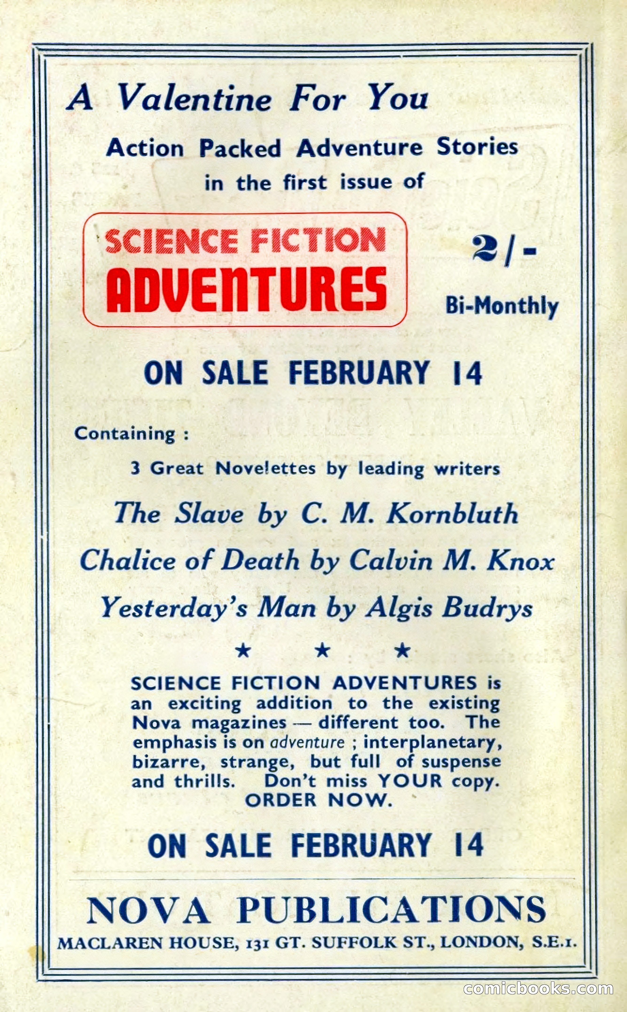 New Worlds Science Fiction No. 68, Volume 23 — page 132 of 132