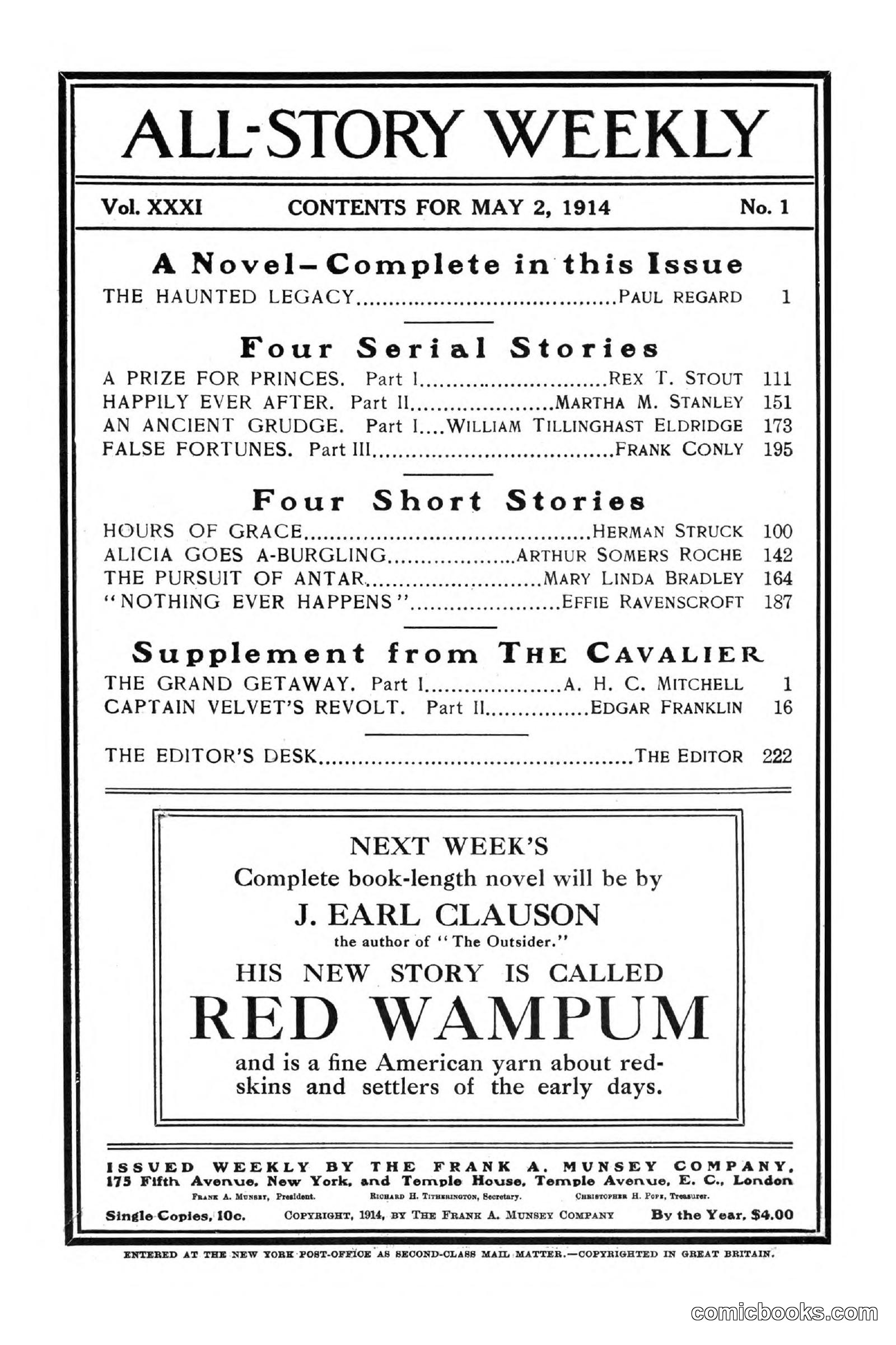All Story Magazine, May 2, 1914 — page 5 of 276