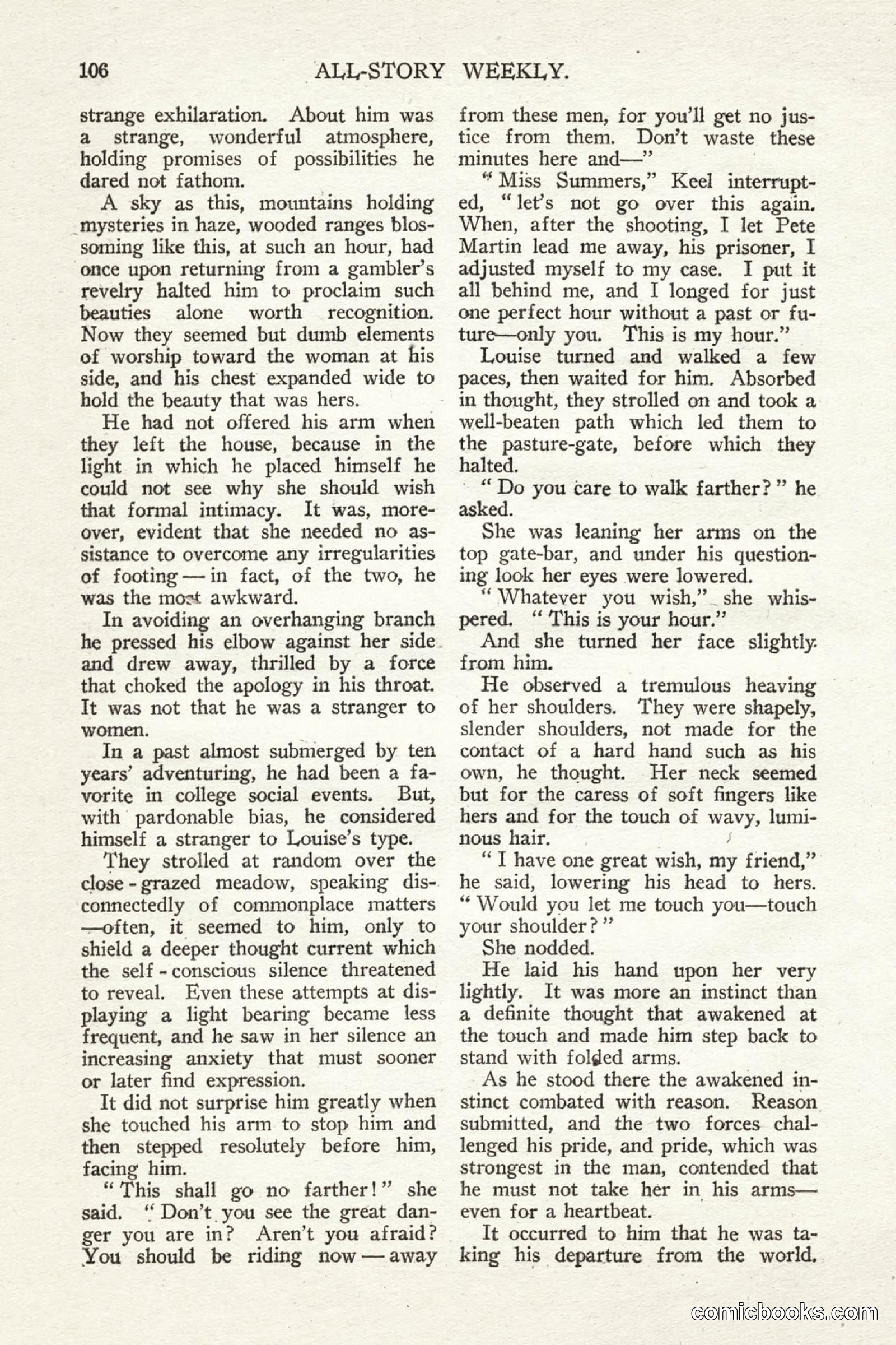 All Story Magazine, May 2, 1914 — page 116 of 276