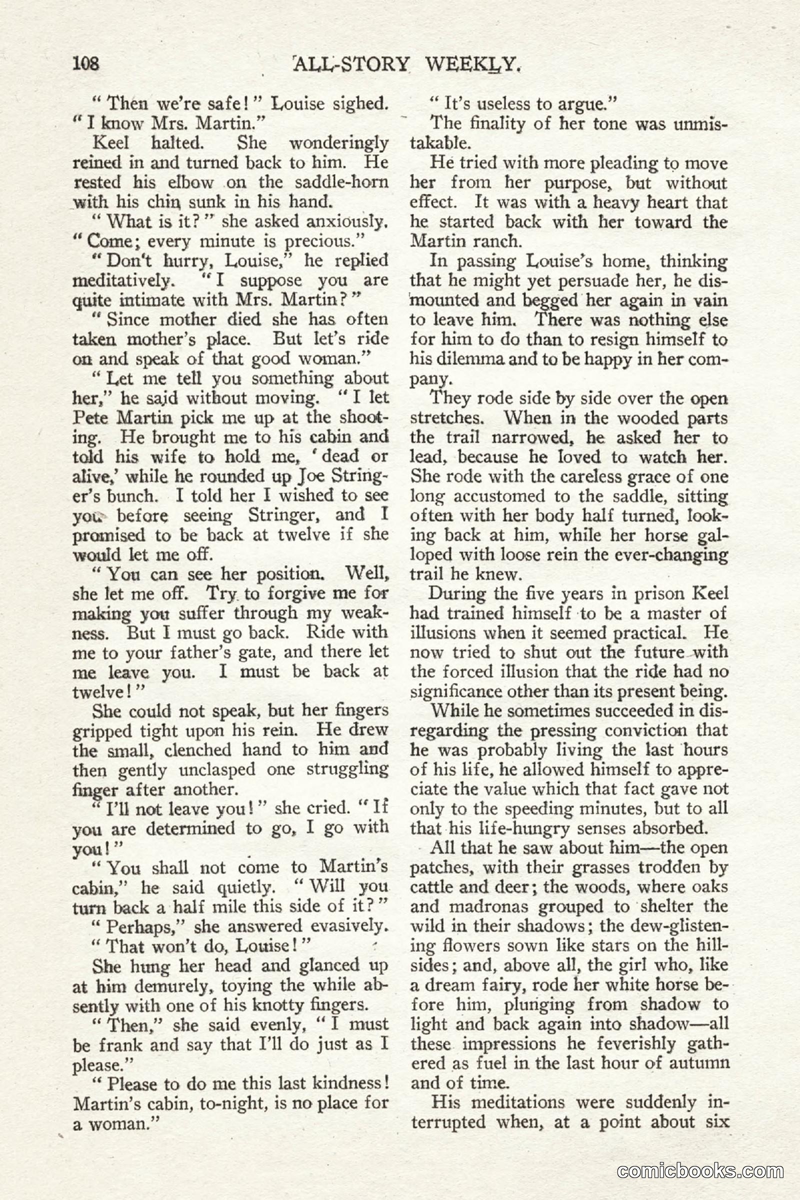 All Story Magazine, May 2, 1914 — page 118 of 276