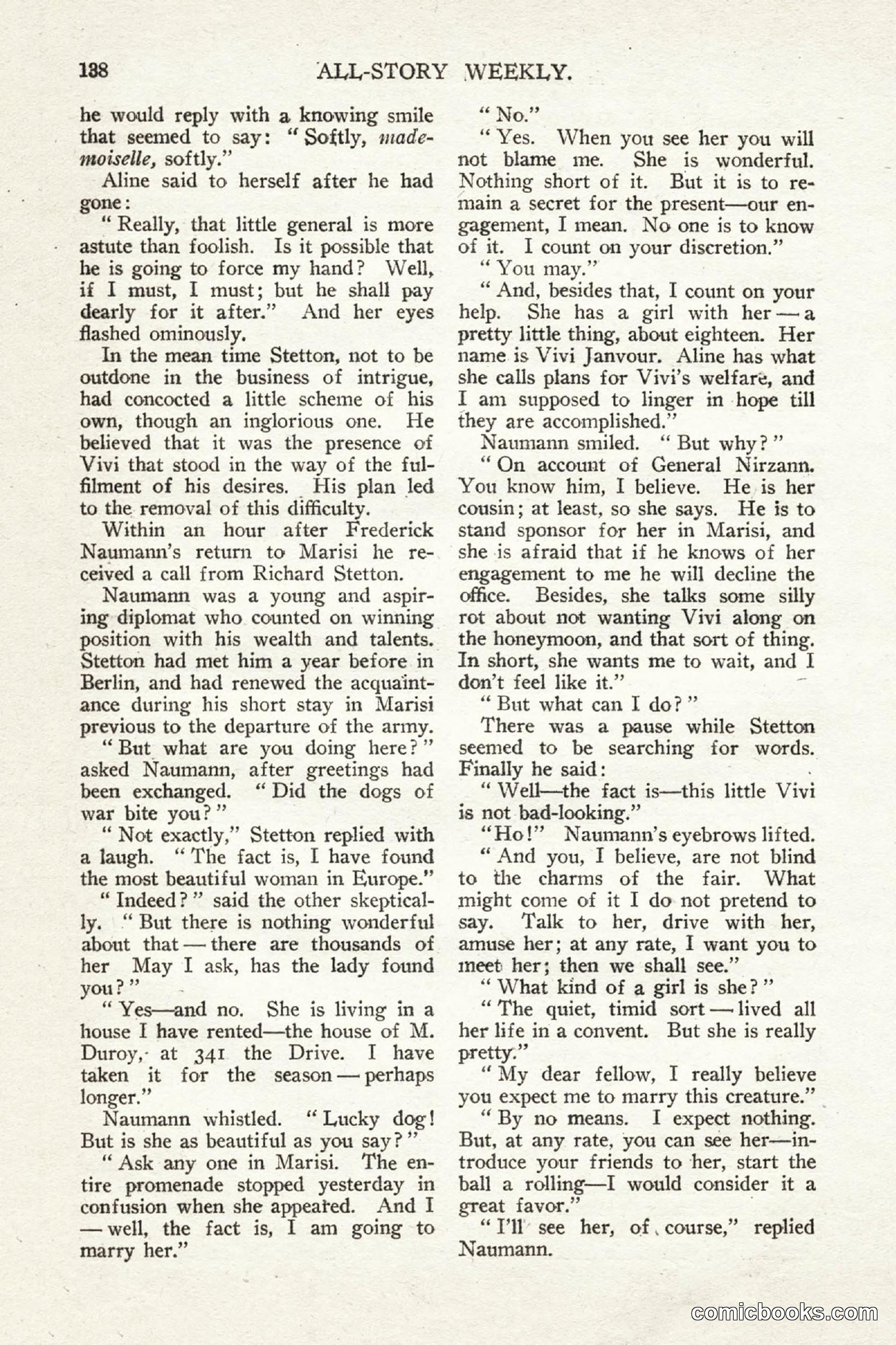 All Story Magazine, May 2, 1914 — page 148 of 276