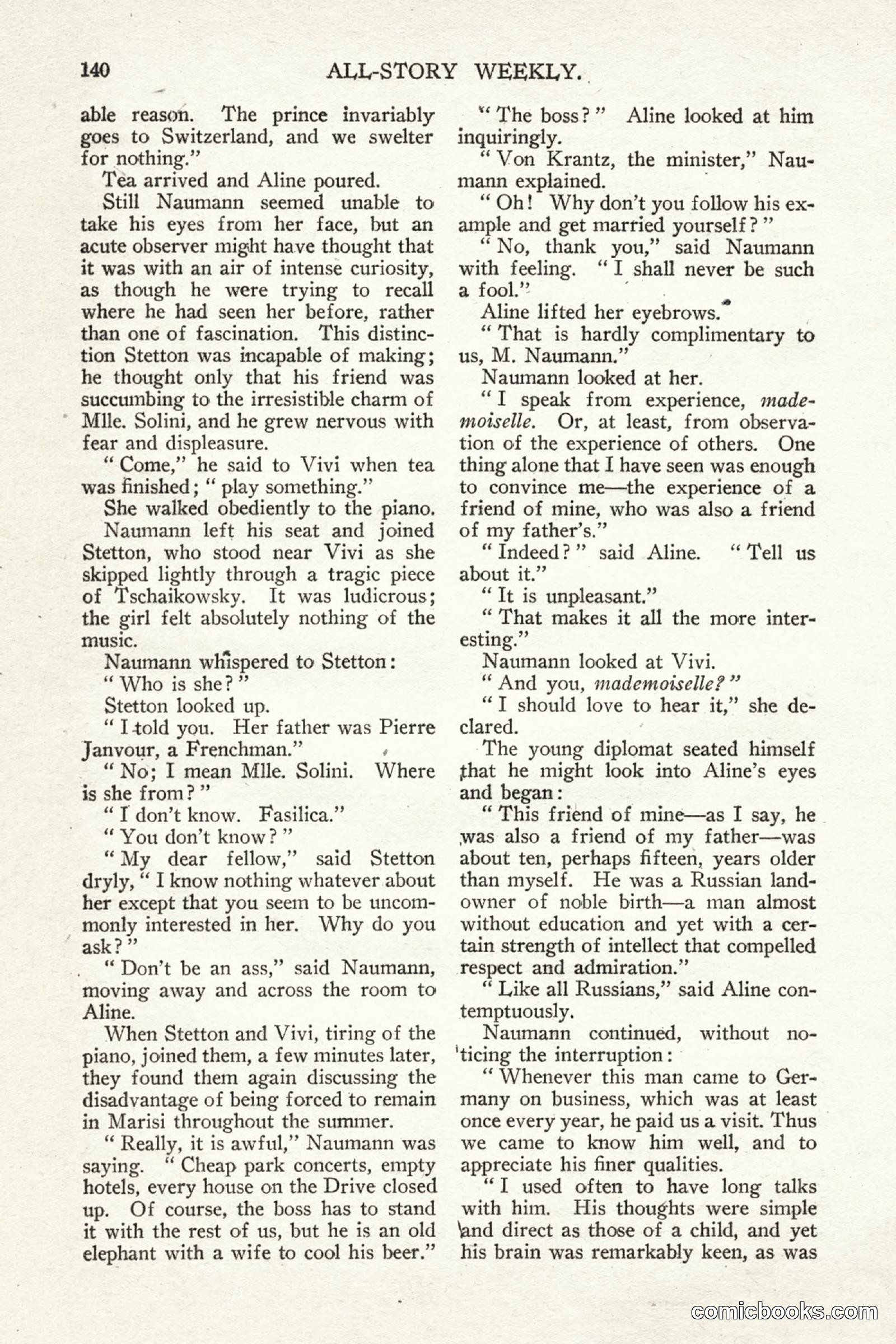 All Story Magazine, May 2, 1914 — page 150 of 276