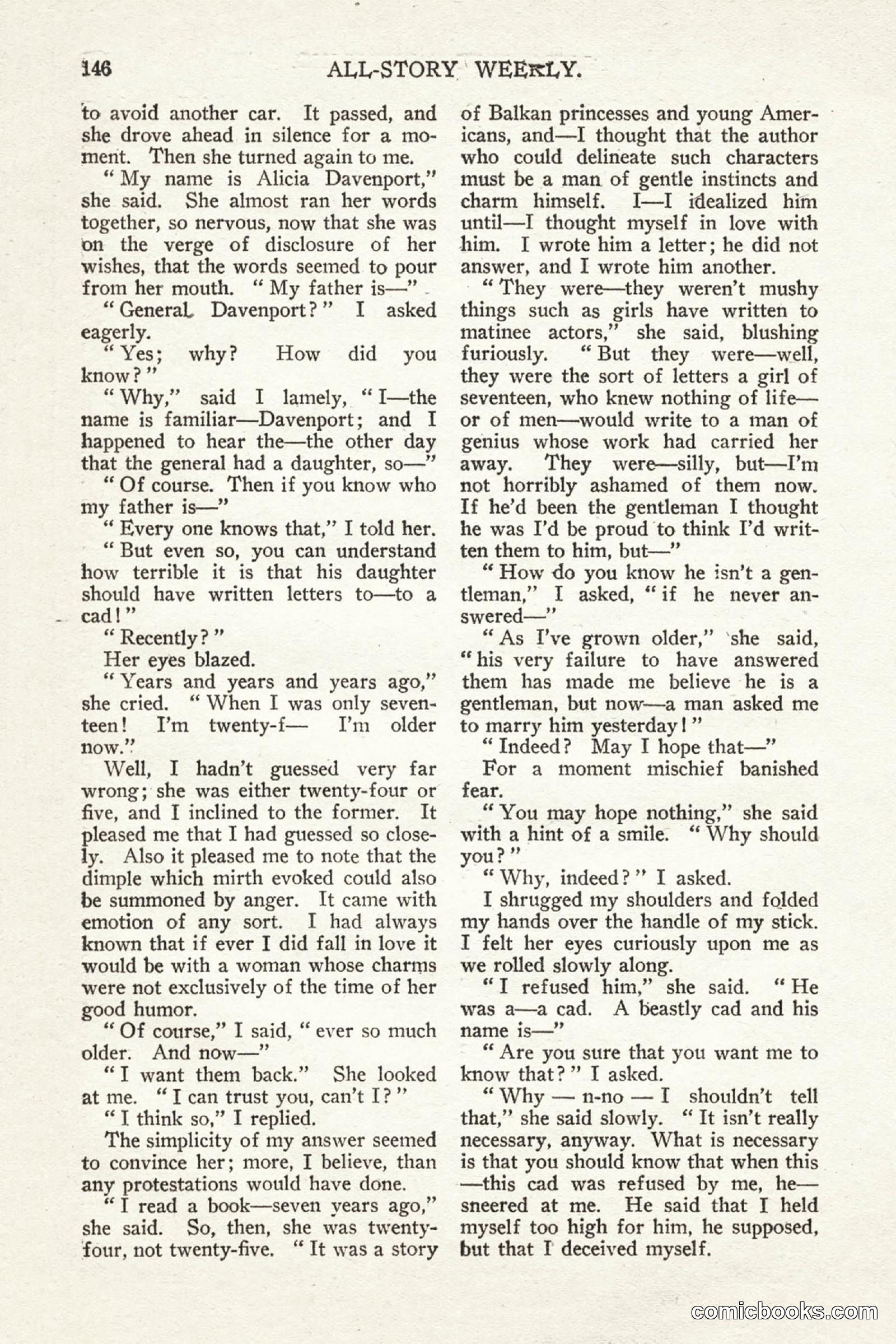 All Story Magazine, May 2, 1914 — page 156 of 276