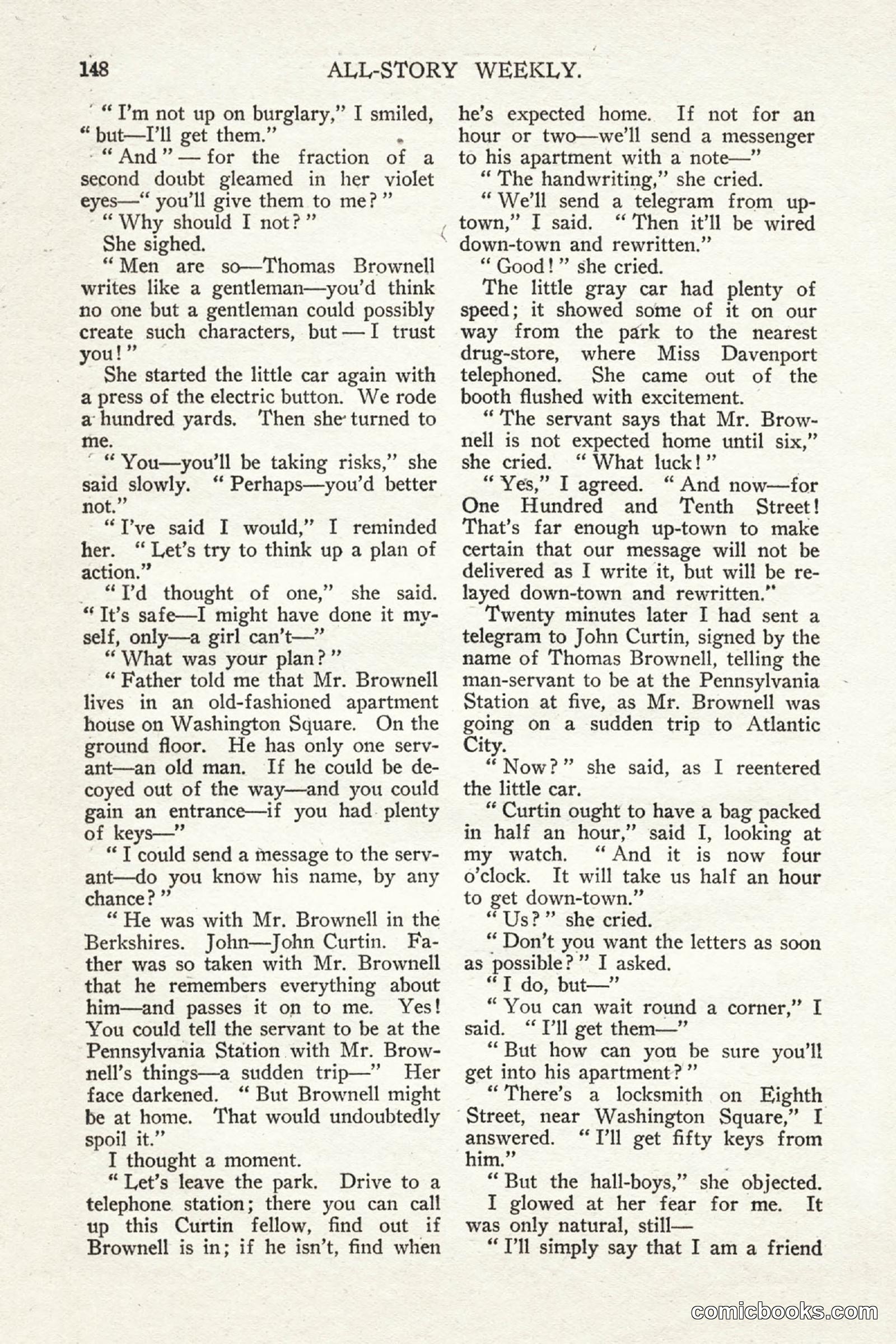 All Story Magazine, May 2, 1914 — page 158 of 276