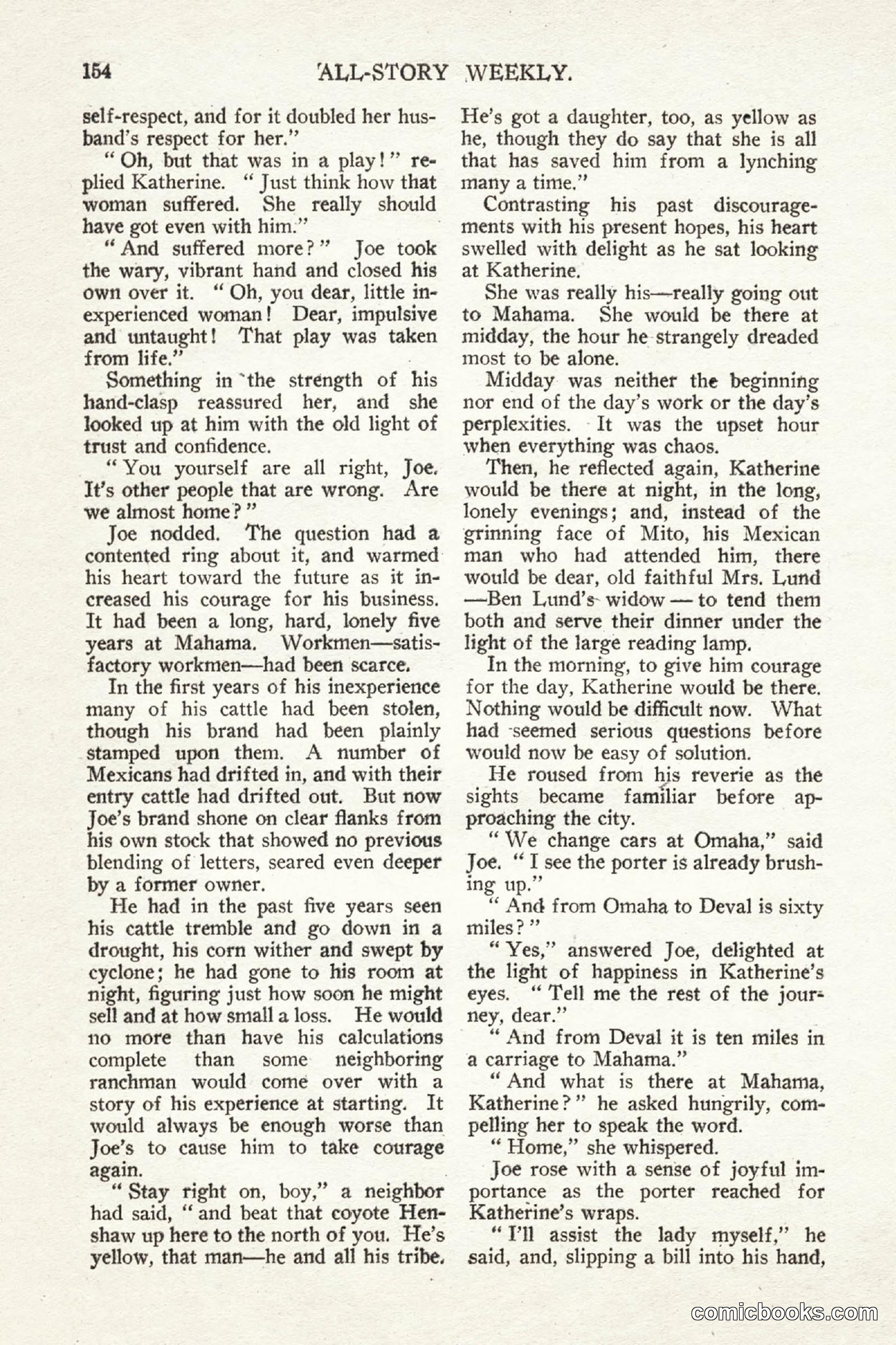 All Story Magazine, May 2, 1914 — page 164 of 276